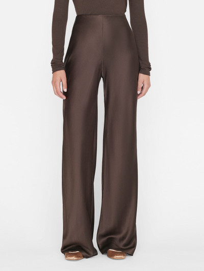 FRAME Wide Leg Pull On Pant in Espresso outlook