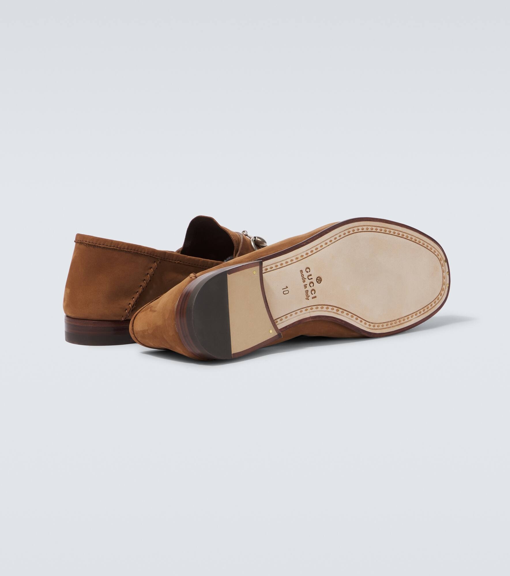 Gigi Horsebit suede loafers - 7