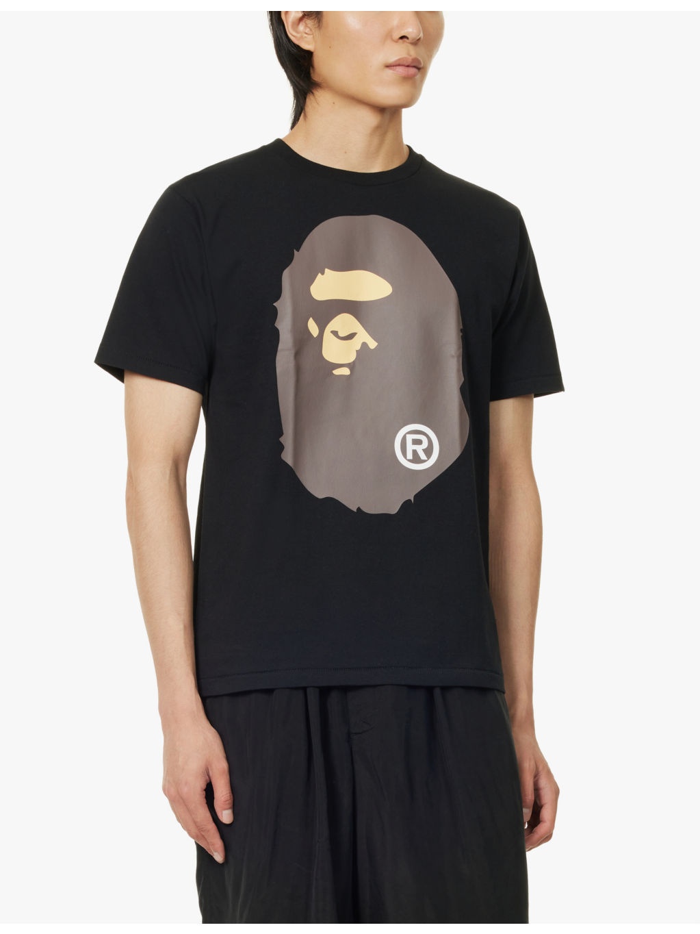 Big Ape Head graphic-print cotton-jersey T-shirt - 3