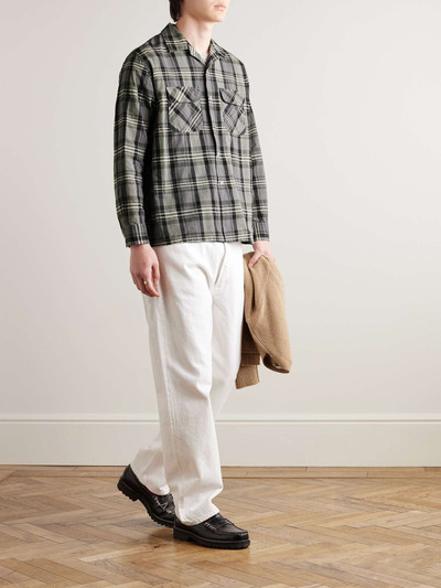 BEAMS PLUS Convertible-Collar Checked Cotton Shirt outlook