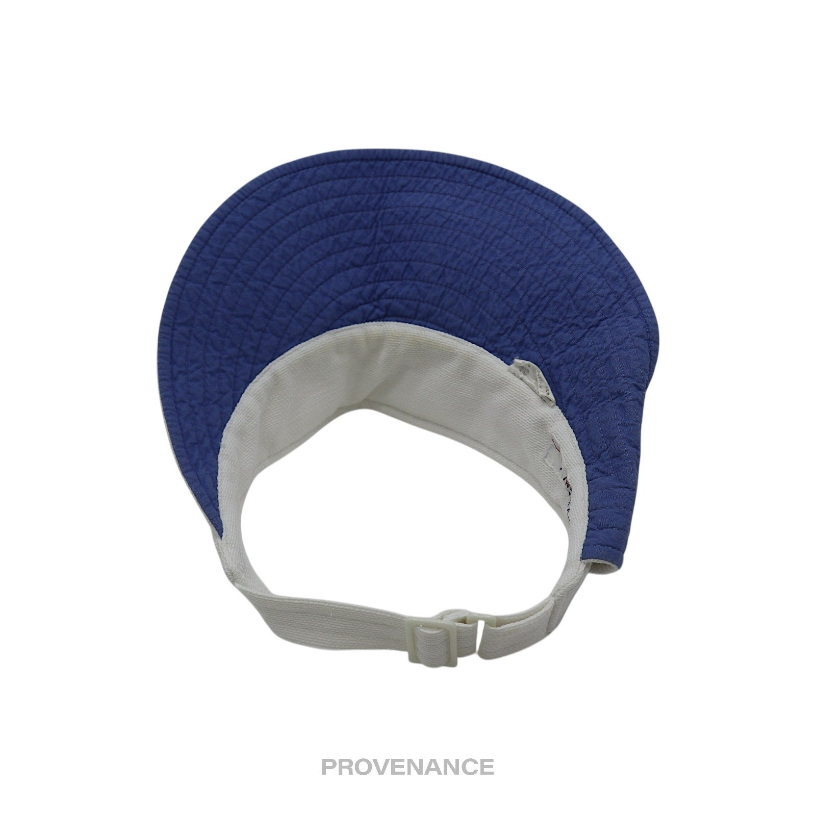 Givenchy Play Logo Embroidered Visor - White/Blue - 6