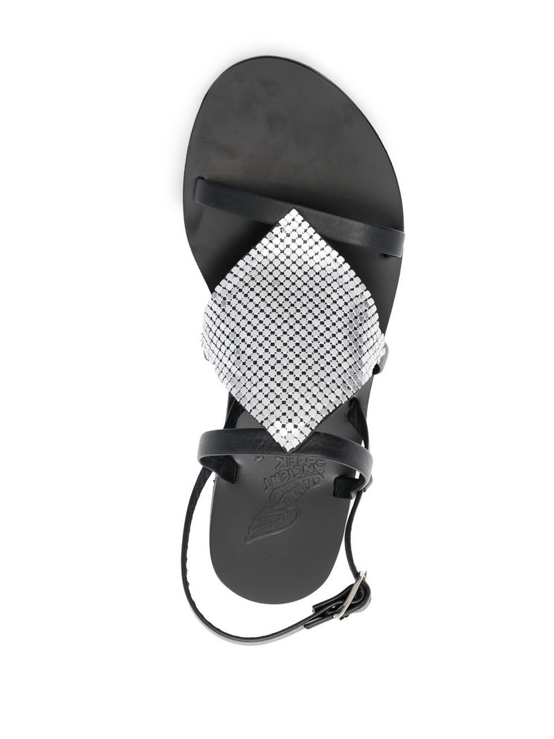 barbara chainmail detailing sandals 4