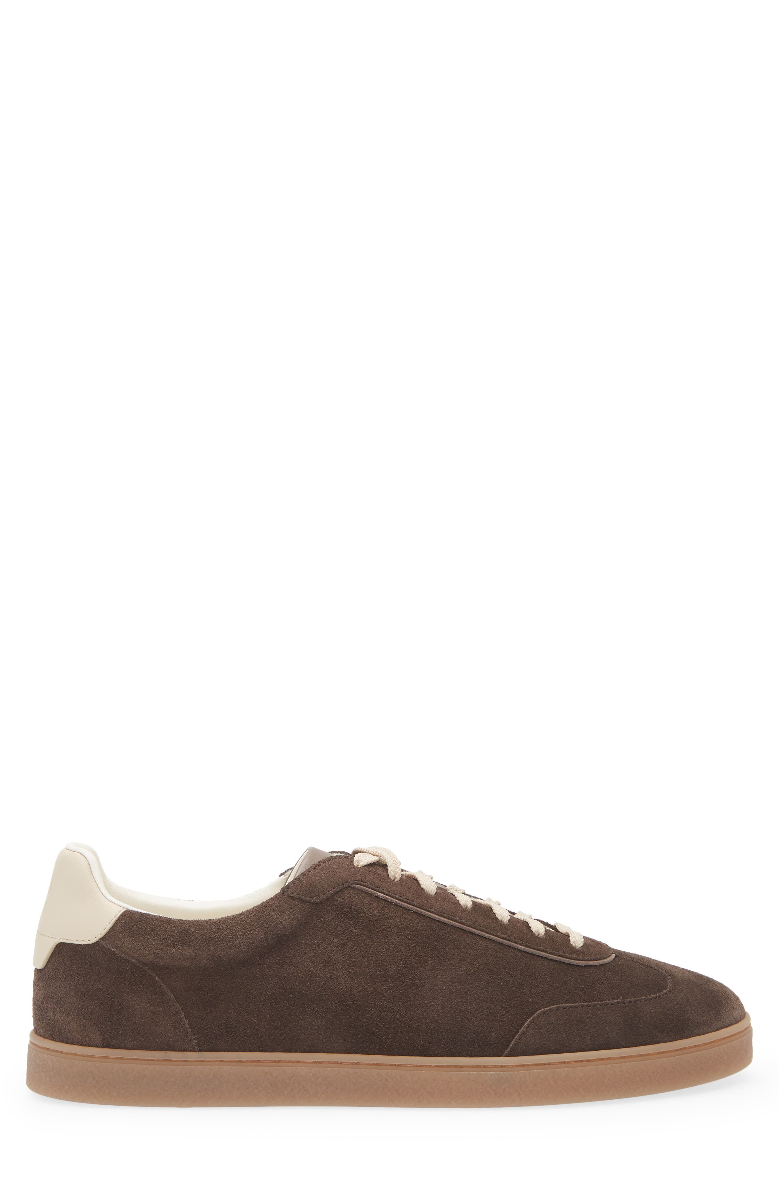 Brunello Cucinelli Low Top Sneaker in Crt46 Dark Brown at Nordstrom - 3