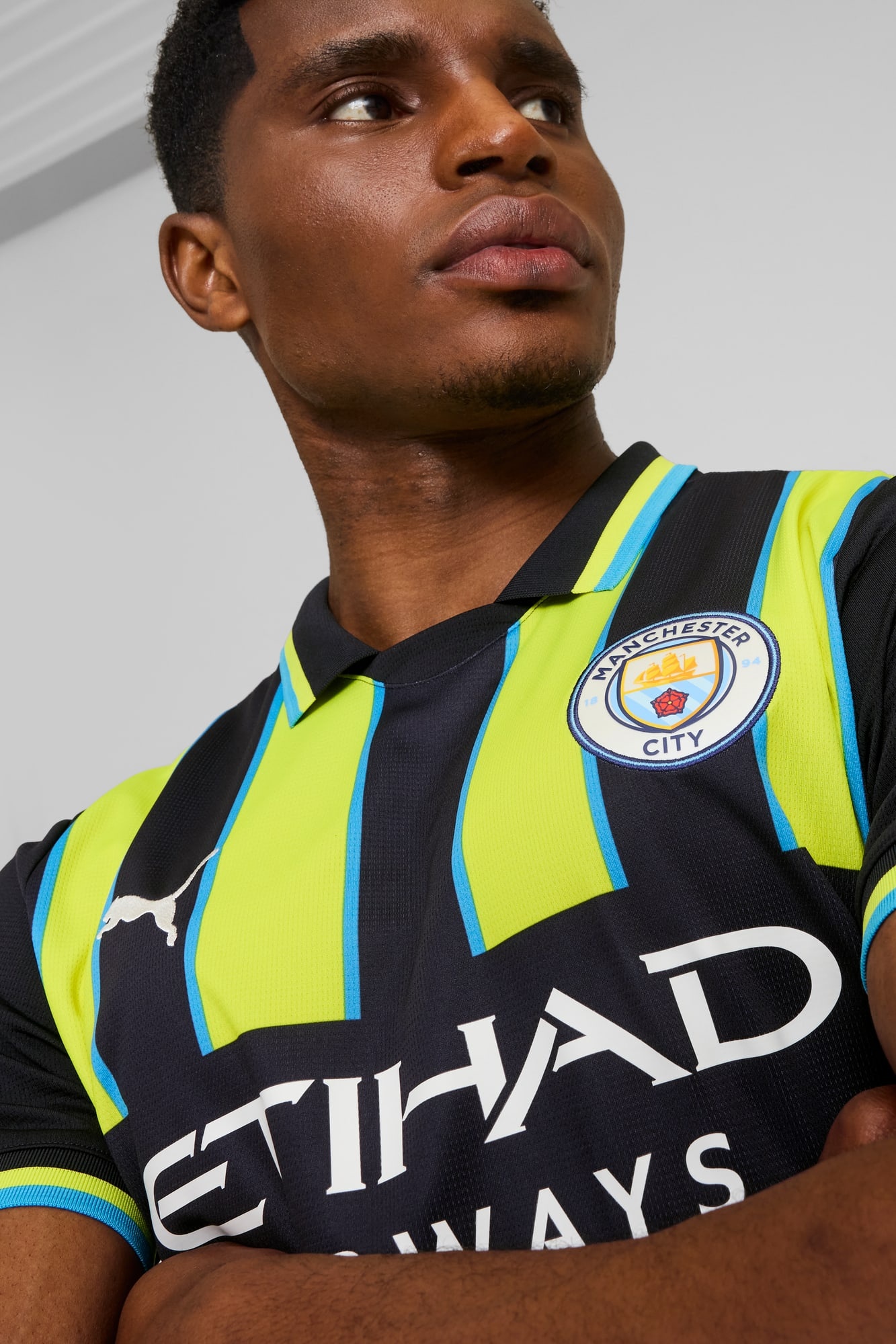 Manchester City 24/25 Men's Replica Away Soccer Jersey - 4