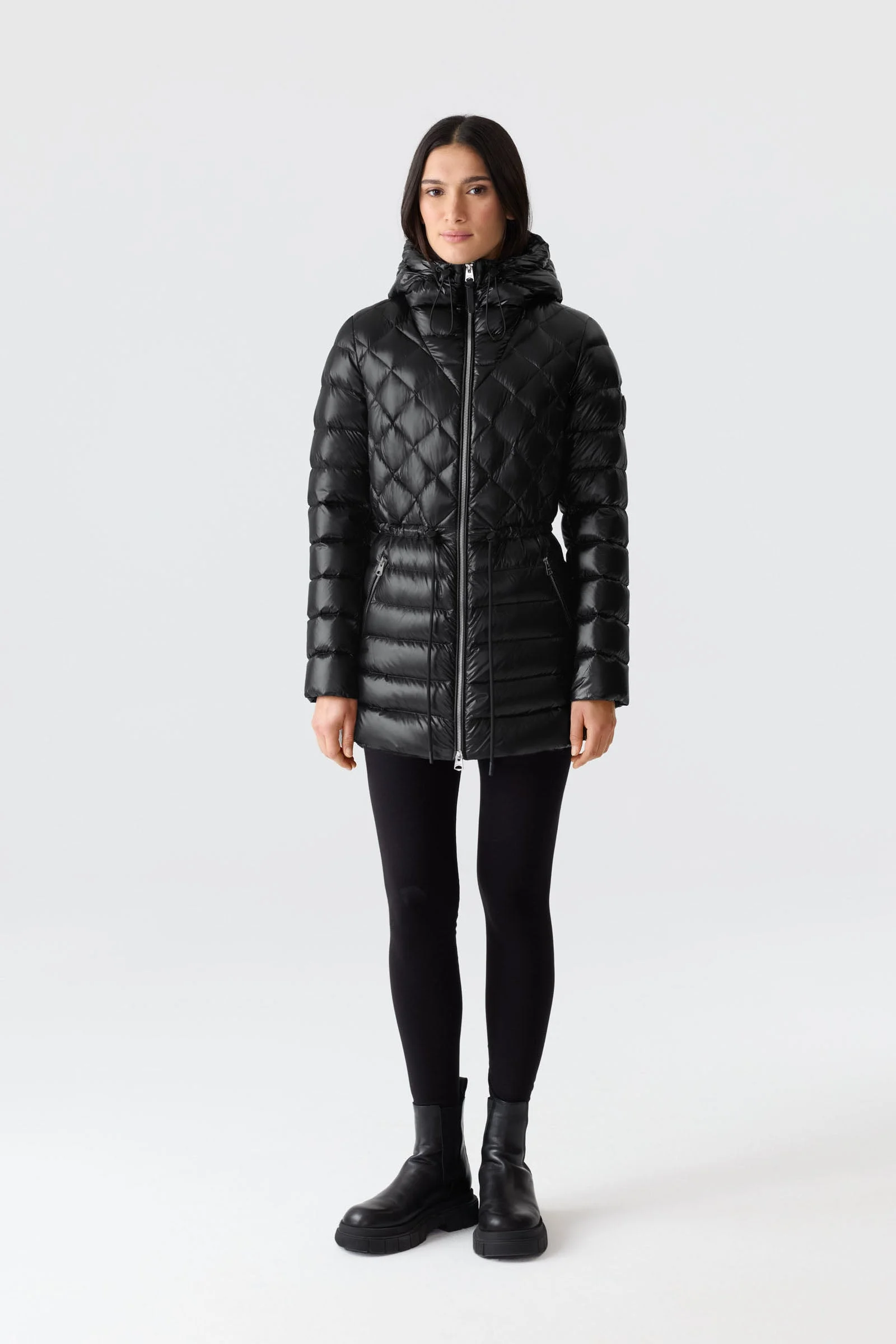 TOOKY Diamond Quilted Light Down Jacket - 1