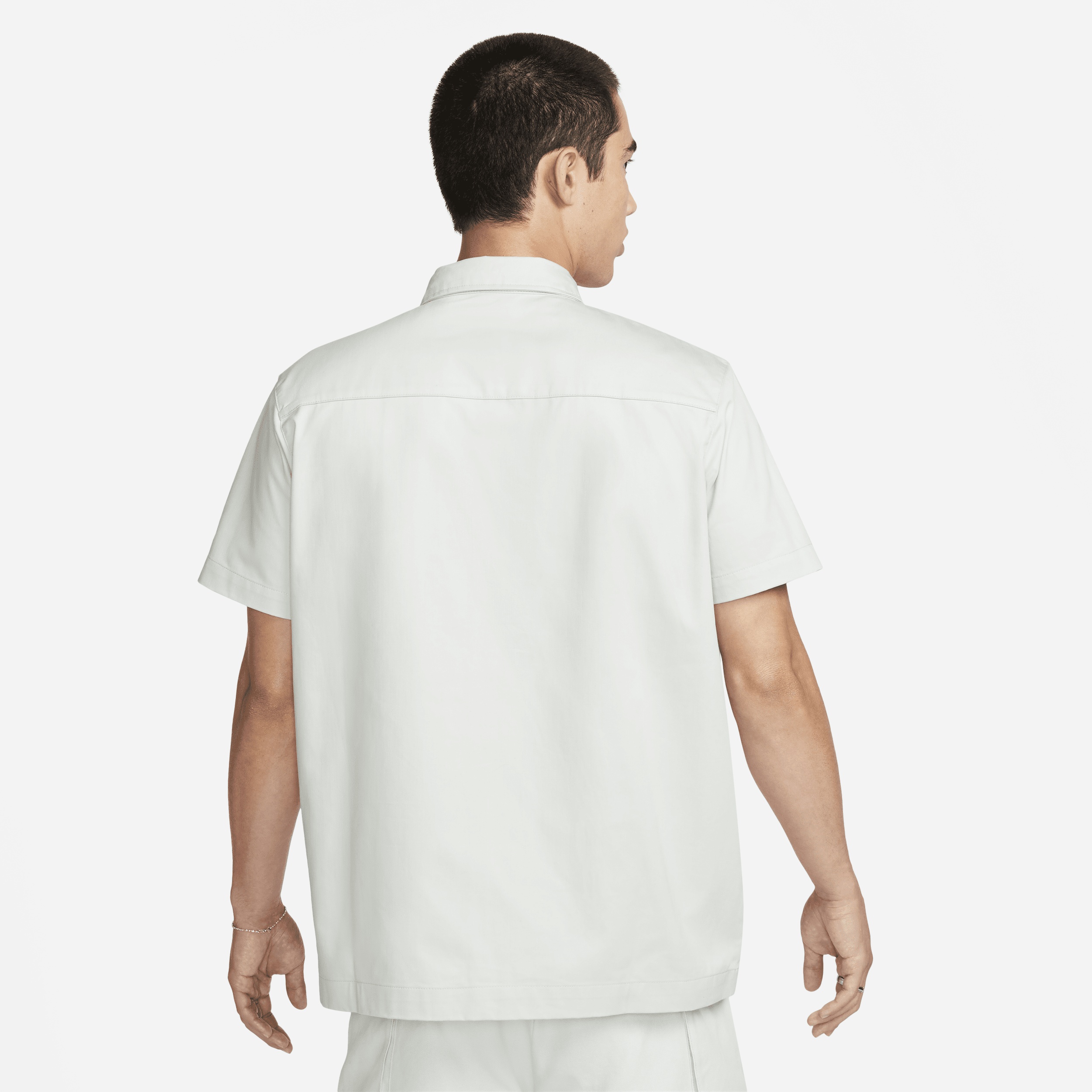 Nike Men's Life Woven Military Short-Sleeve Button-Down Shirt - 2