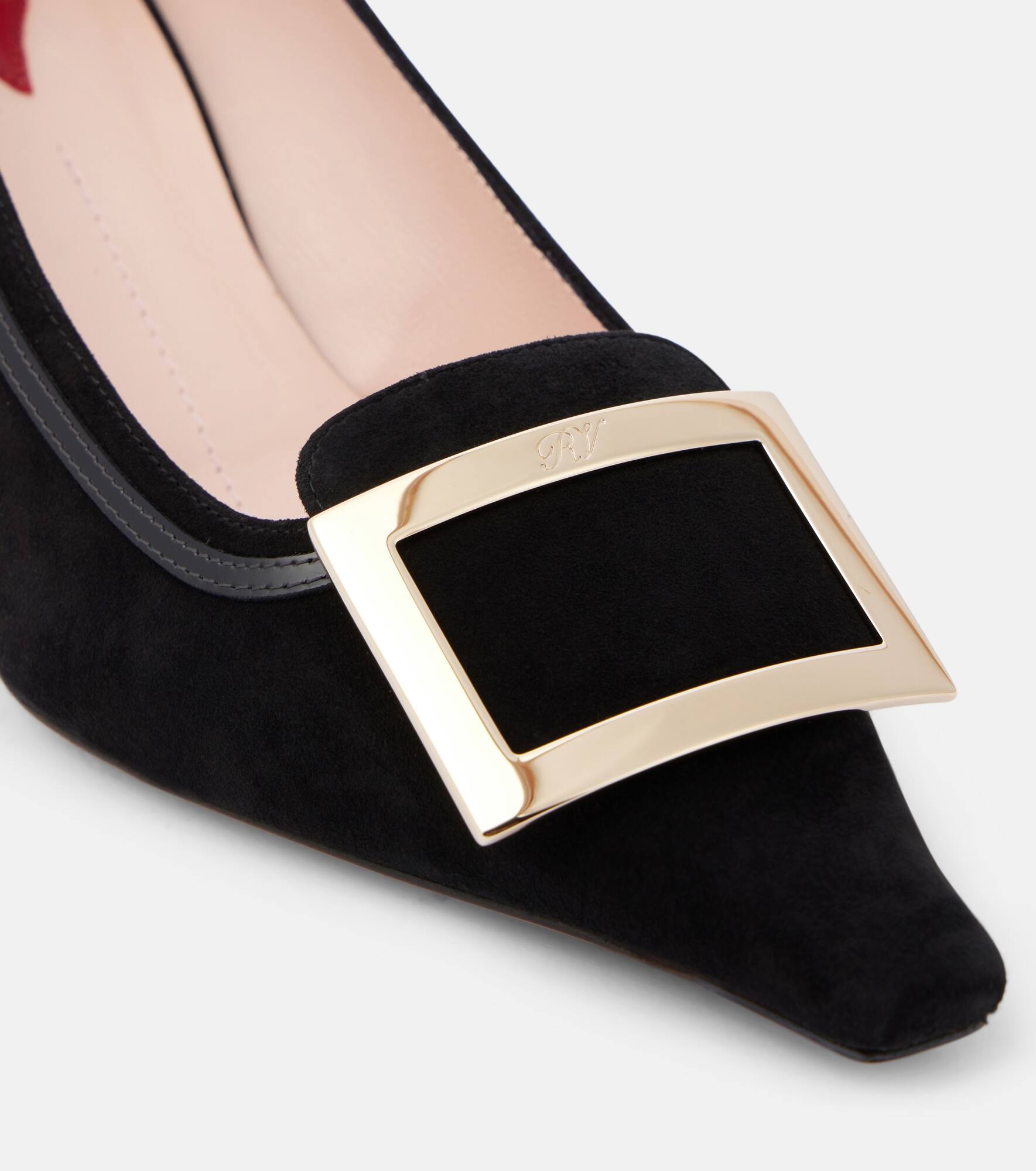 Viv' Canard 55 suede pumps - 5