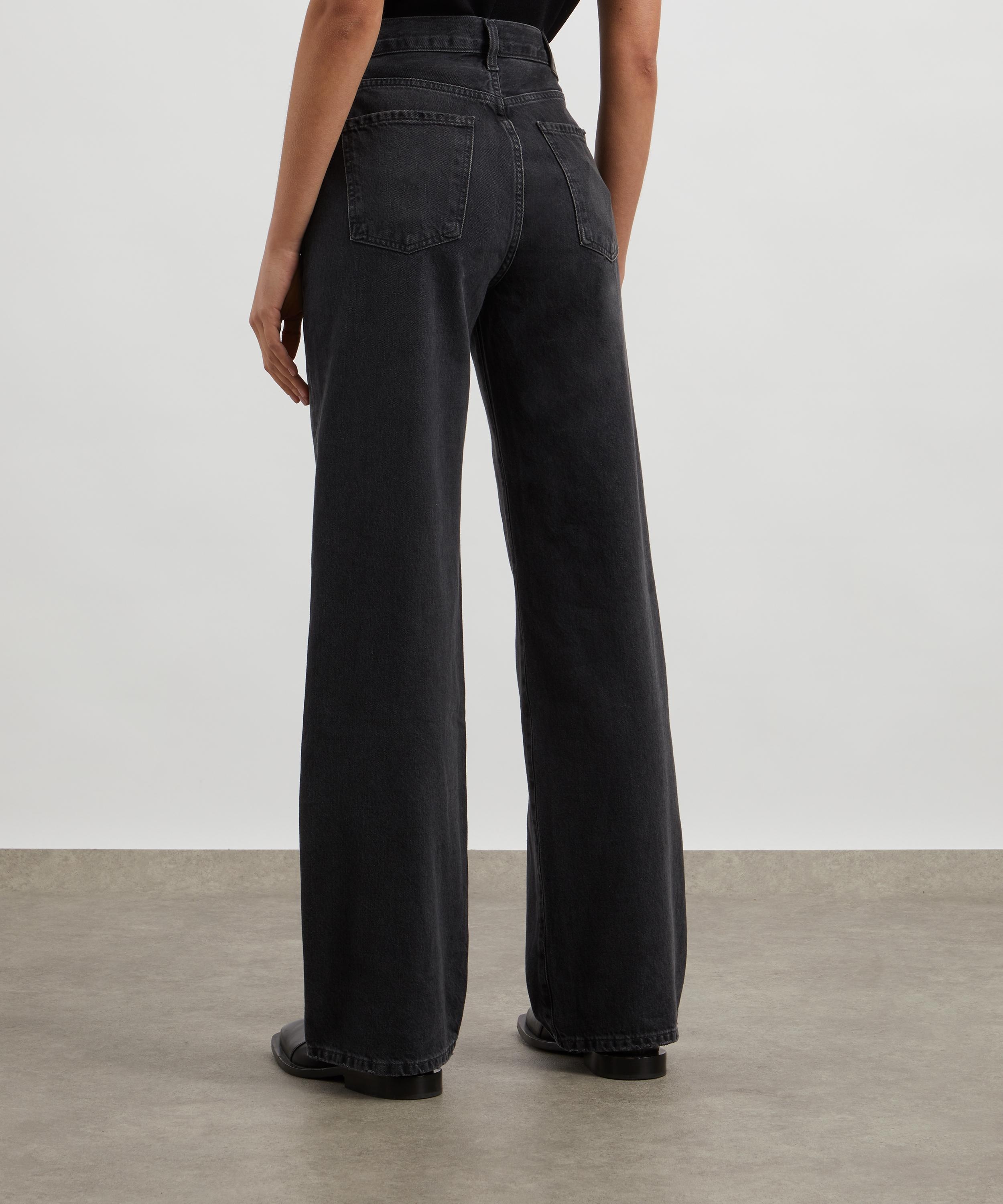 Annina High Rise Wide Leg 33” Jeans in Prophecy - 4