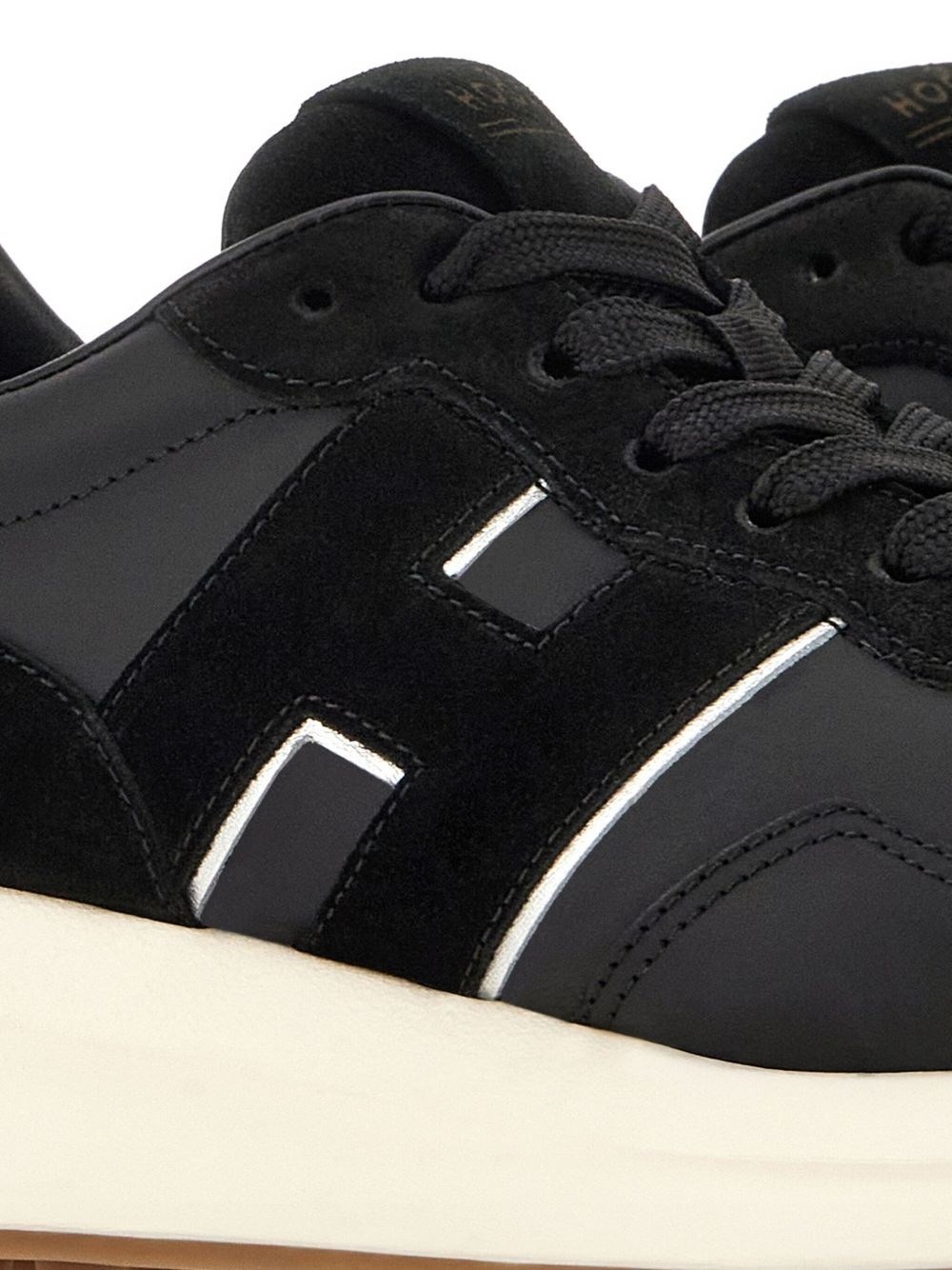 H641 leather sneakers - 5