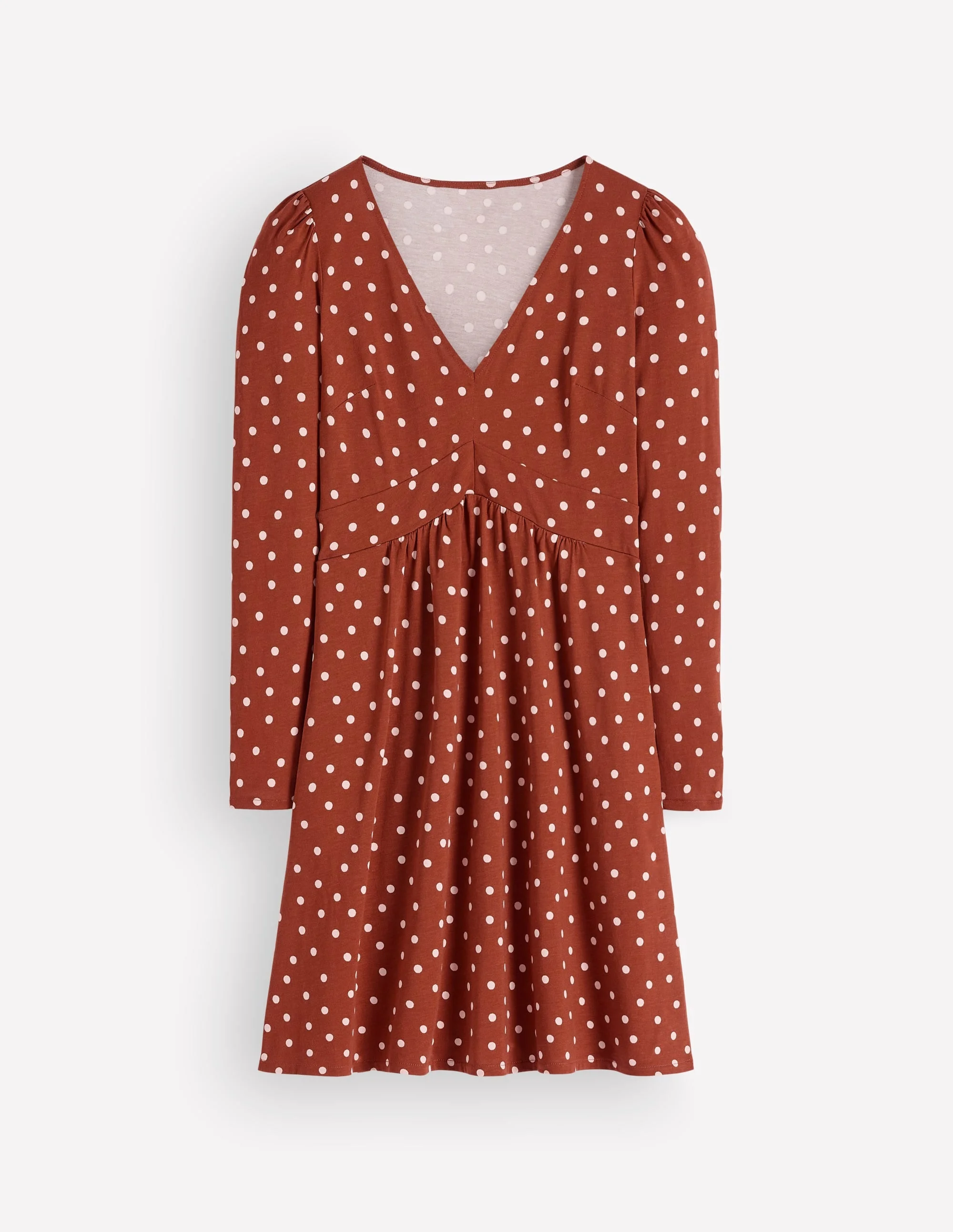 Briony Jersey Short Dress-Arabian Spice, Boden Spot - 1