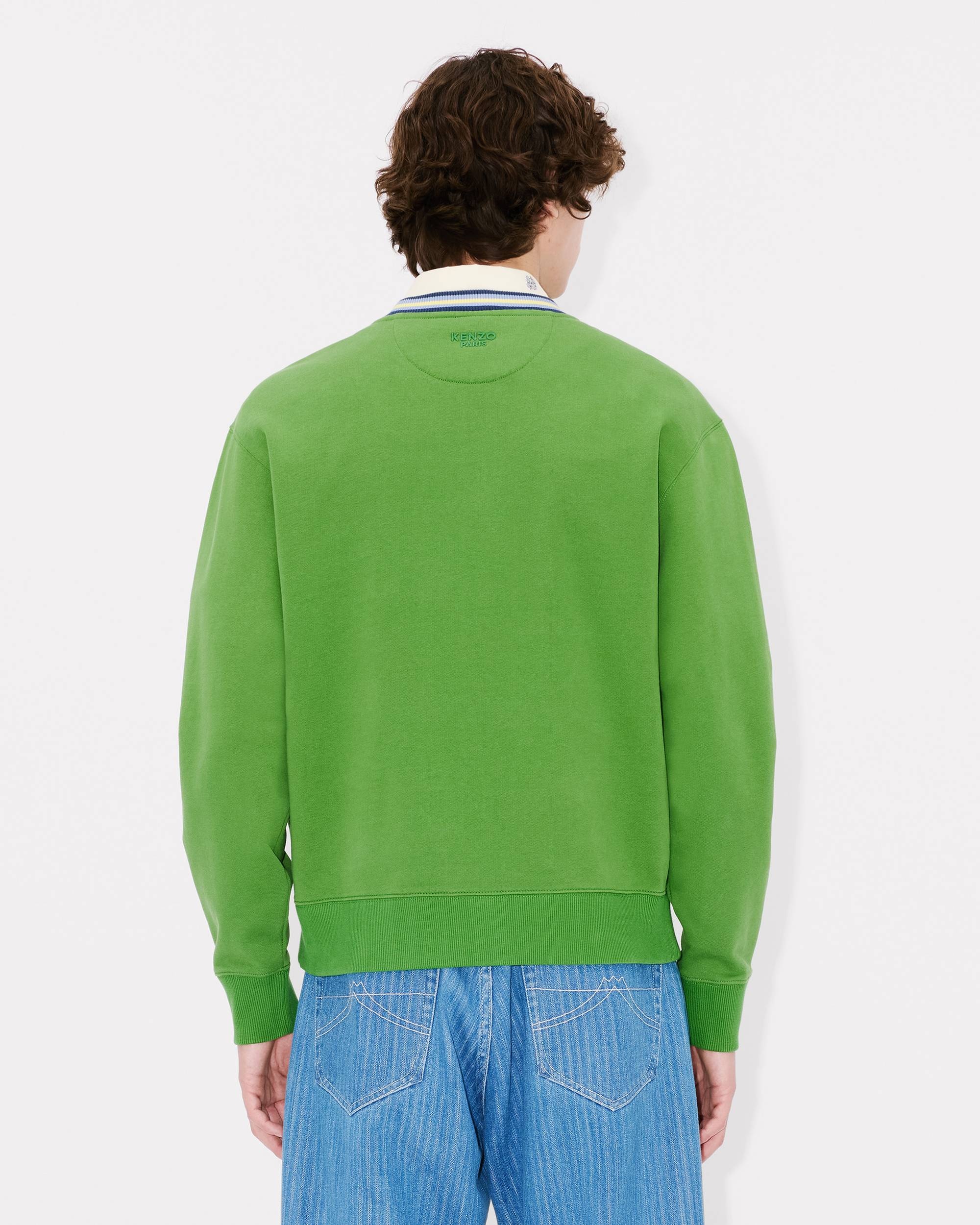 'KENZO Elephant Logo' embroidered sweatshirt in cotton - 4
