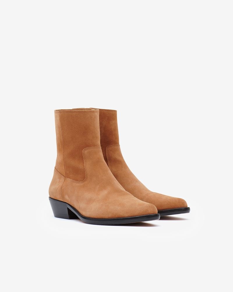 OKUNI SUEDE ANKLE BOOTS - 3