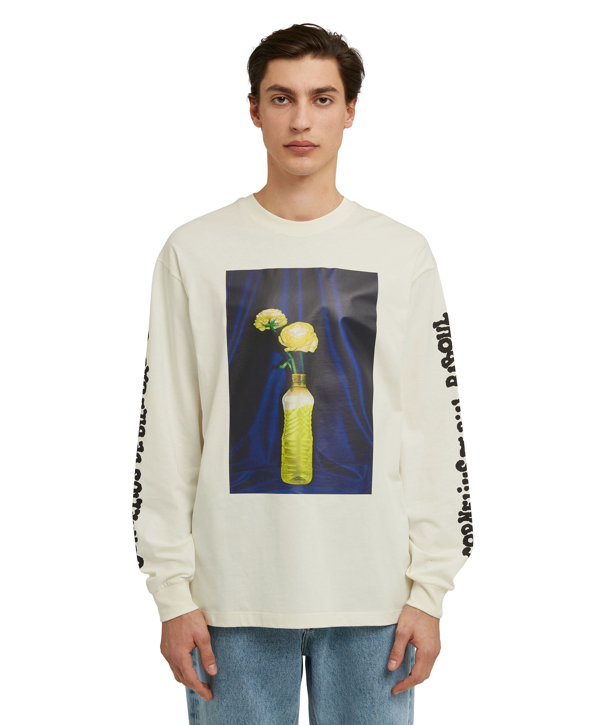 Organic cotton crewneck t-shirt from the MSGM Fantastic Green Capsule - 2