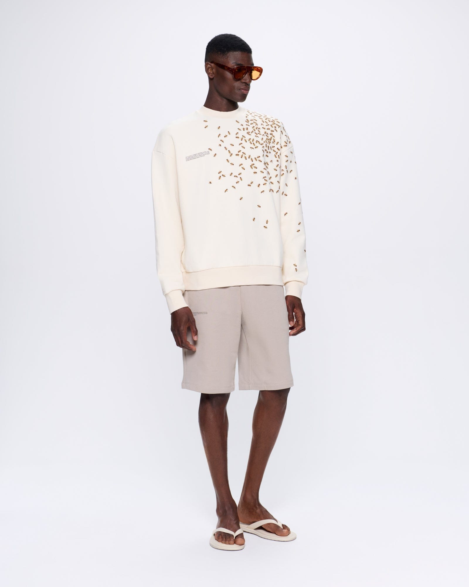 Mens Bee The Change Sweatshirt - Undyed - 3