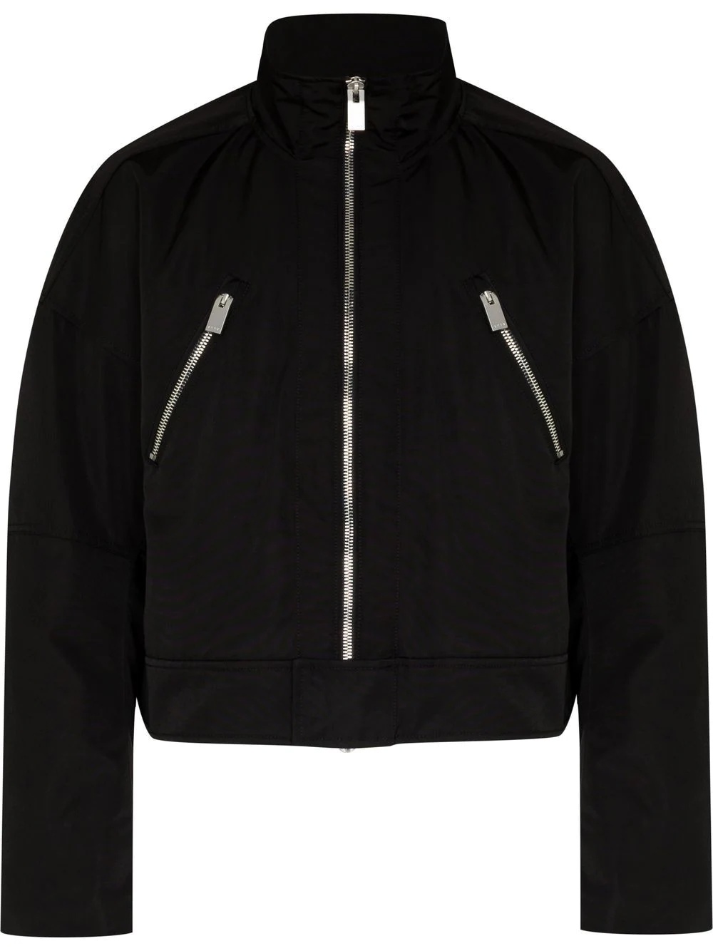 logo-print bomber jacket - 1