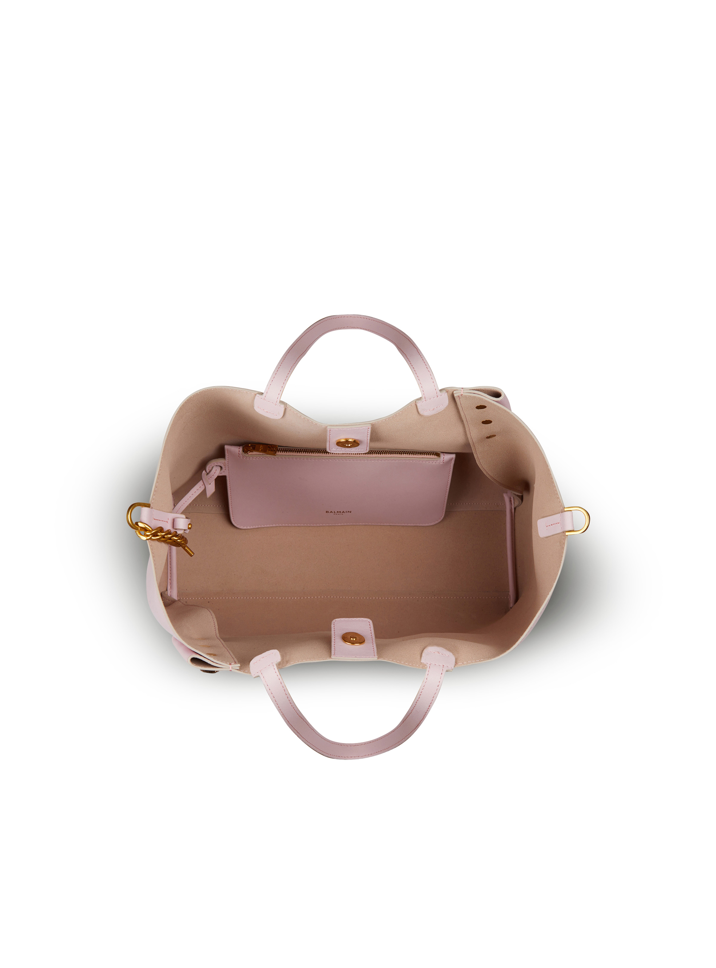 Emblème leather tote bag - 5