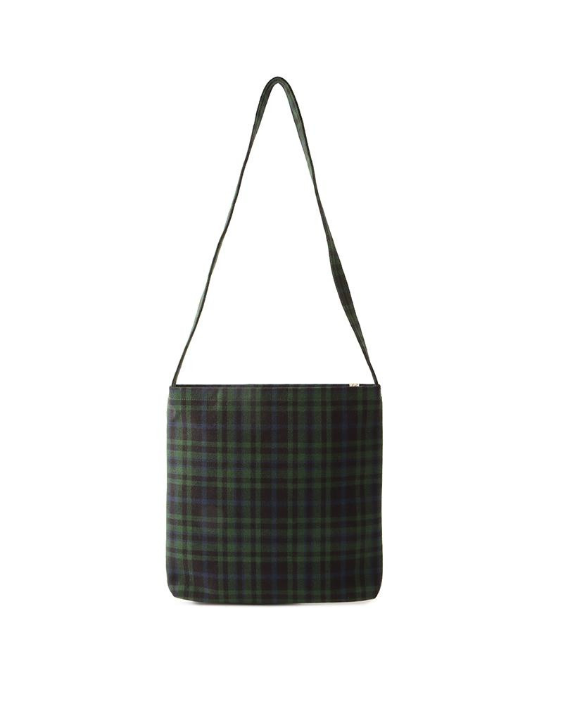 visvim RECORD BAG BUFFALO CHECK GREEN outlook