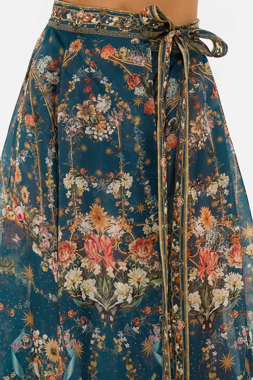 ORGANZA MAXI WRAP SKIRT - 6