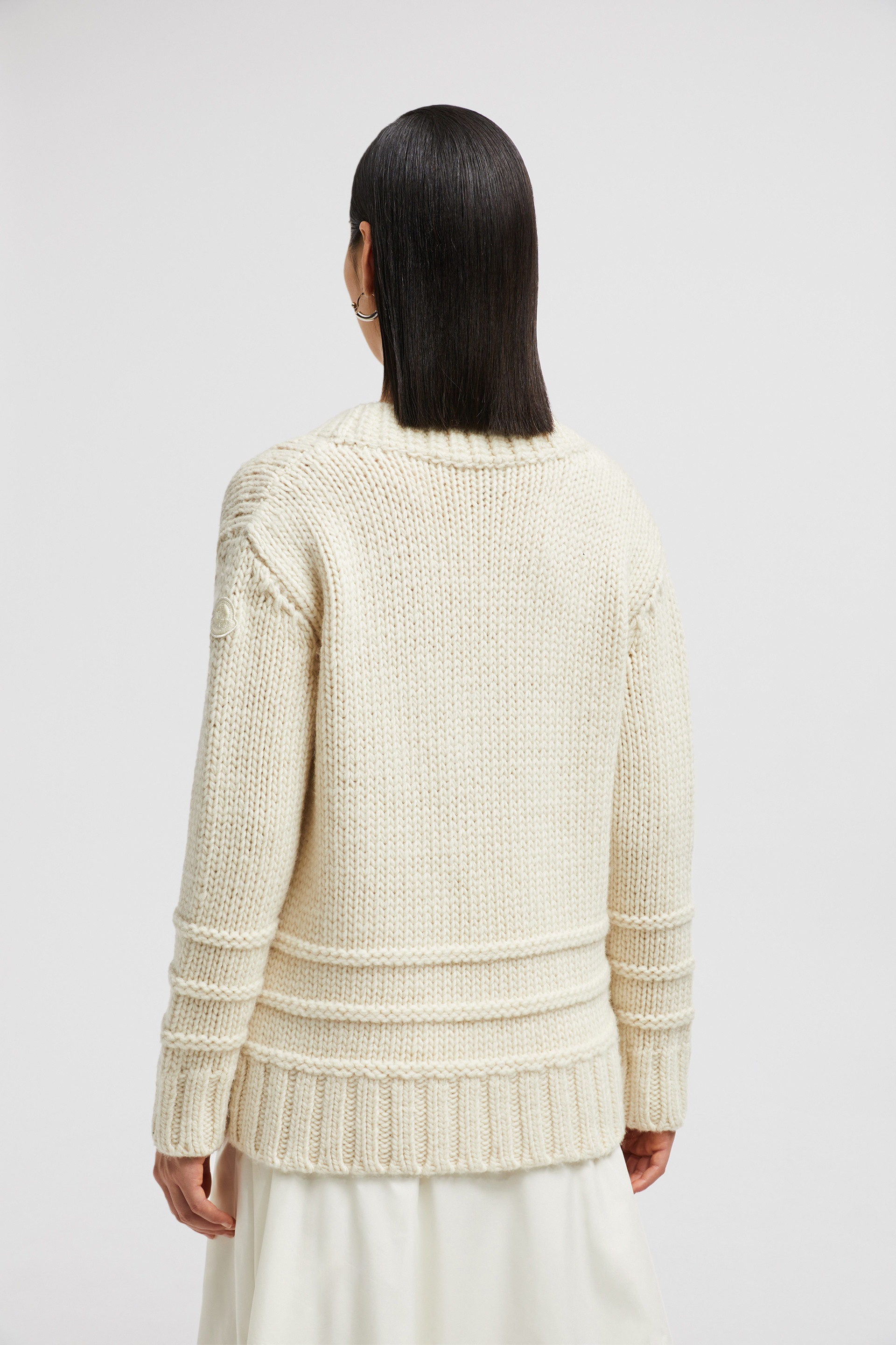 Wool V-Neck Sweater - 5