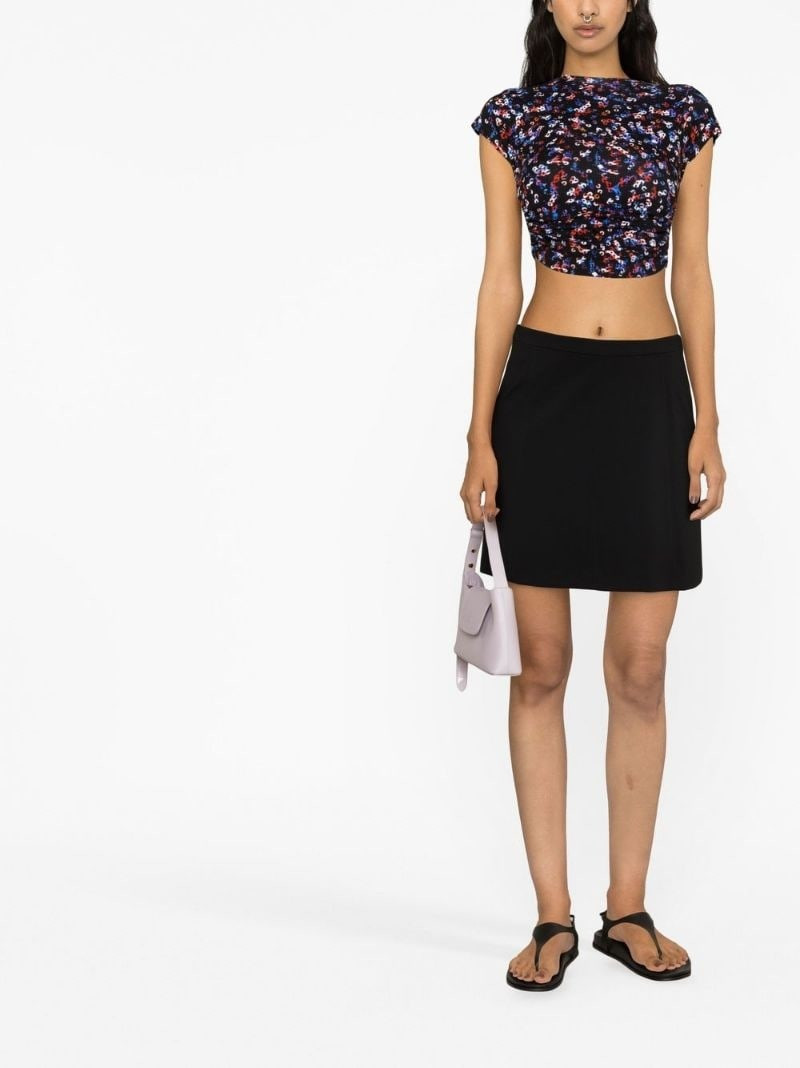 Isabel Marant Étoile Juvia printed crop top outlook