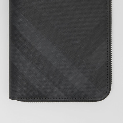 Burberry London Check and Leather Ziparound Wallet outlook