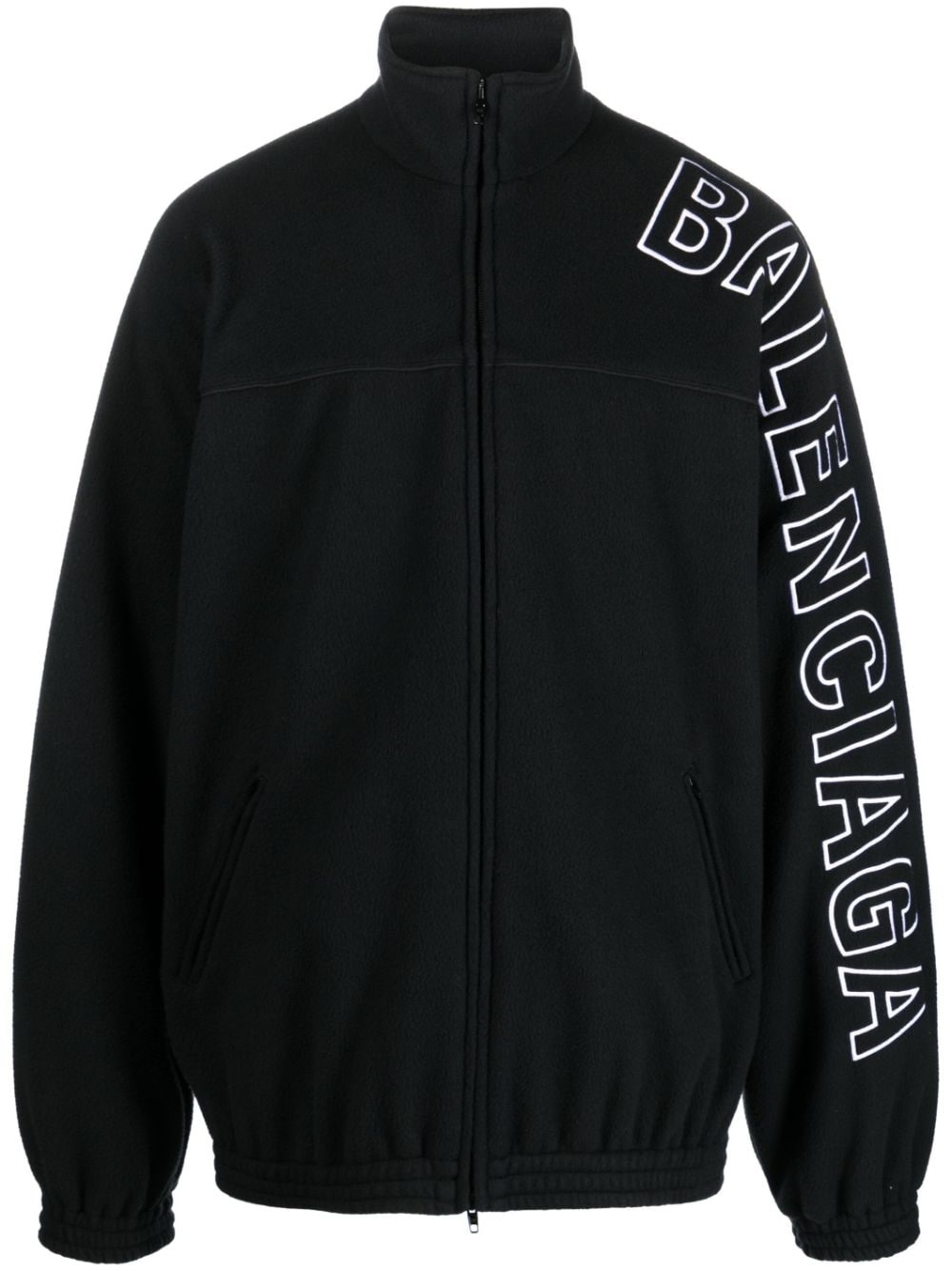 logo-print track jacket - 1