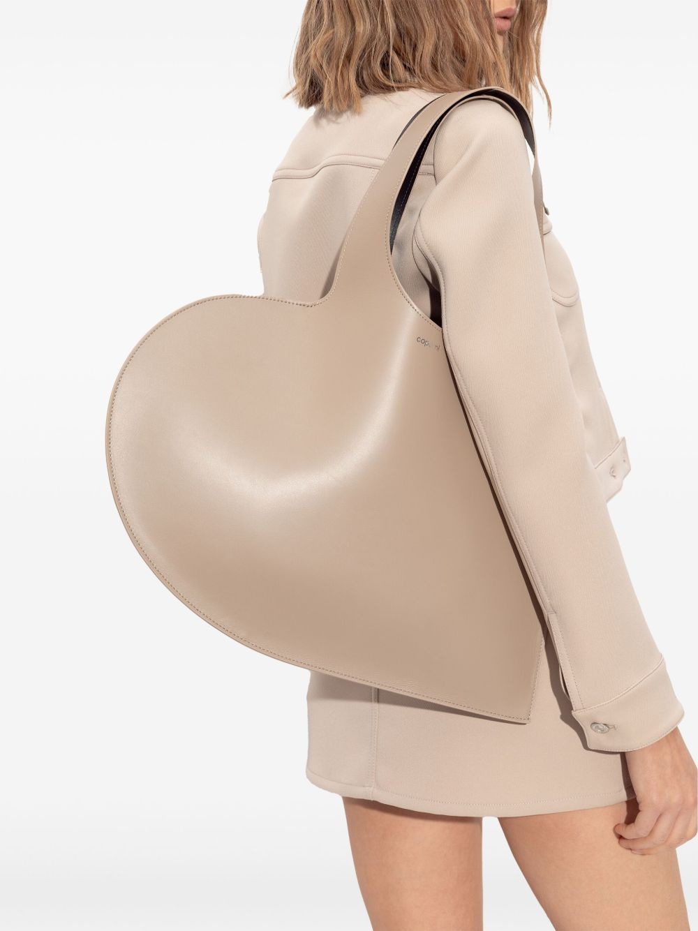 leather tote bag - 2