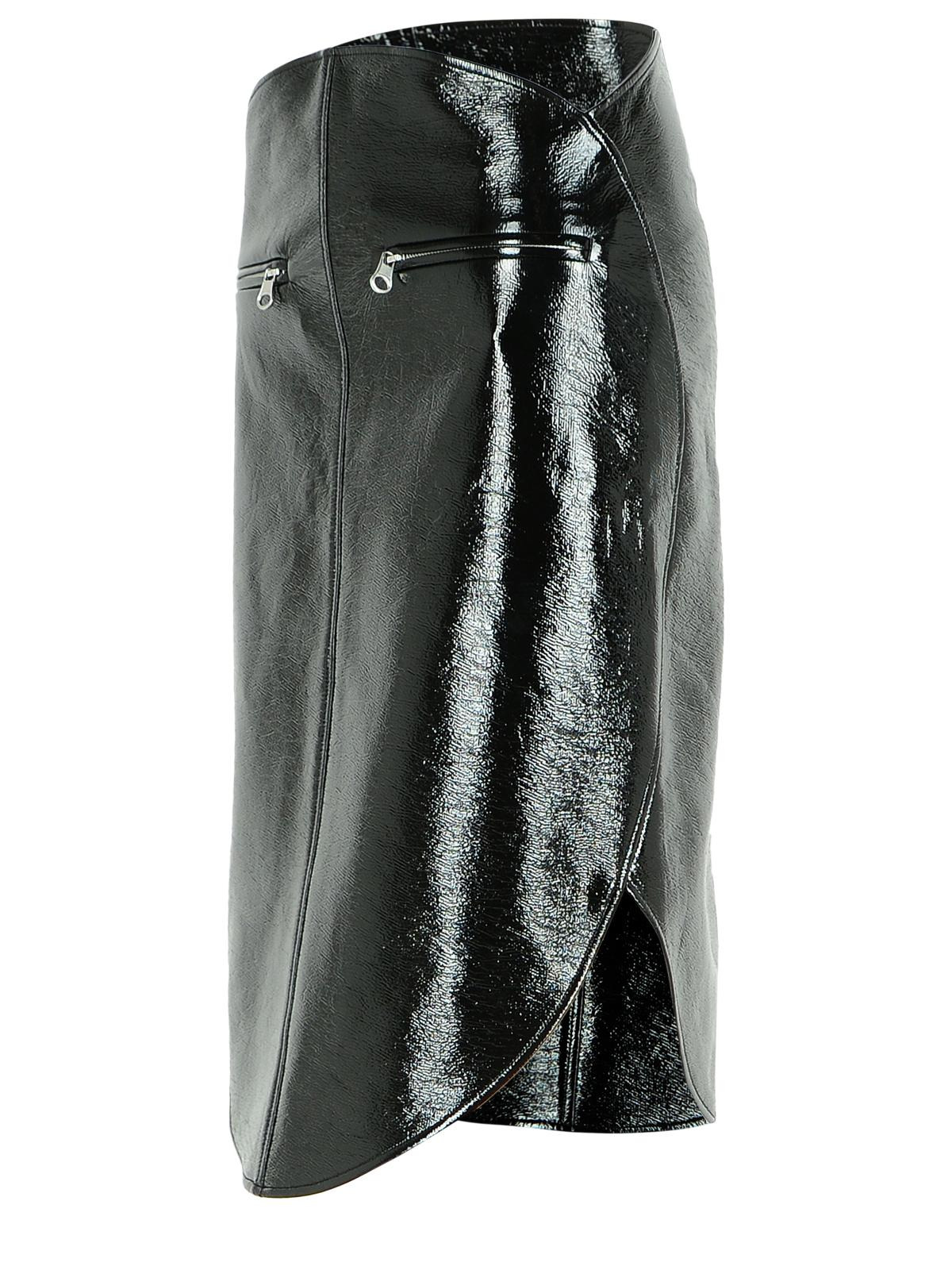 Courreges Black Cotton Blend Skirt Women - 2