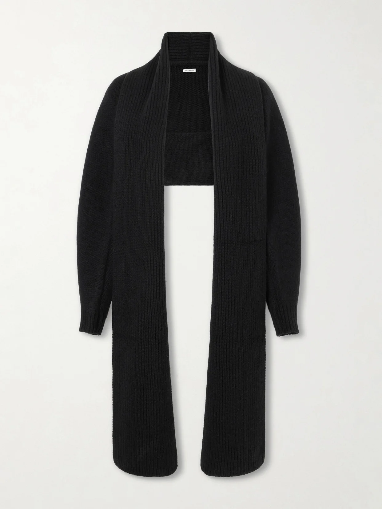 Suki Shrug Ribbed-knit Wool And Cashmere-blend Cardigan - 1