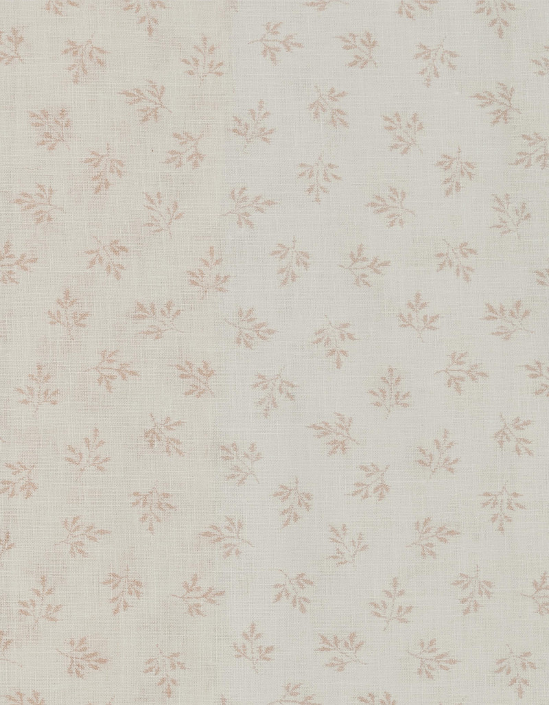 WHITE AND BEIGE PRINTED LINEN AND COTTON BOXY-FIT SHIRT 5
