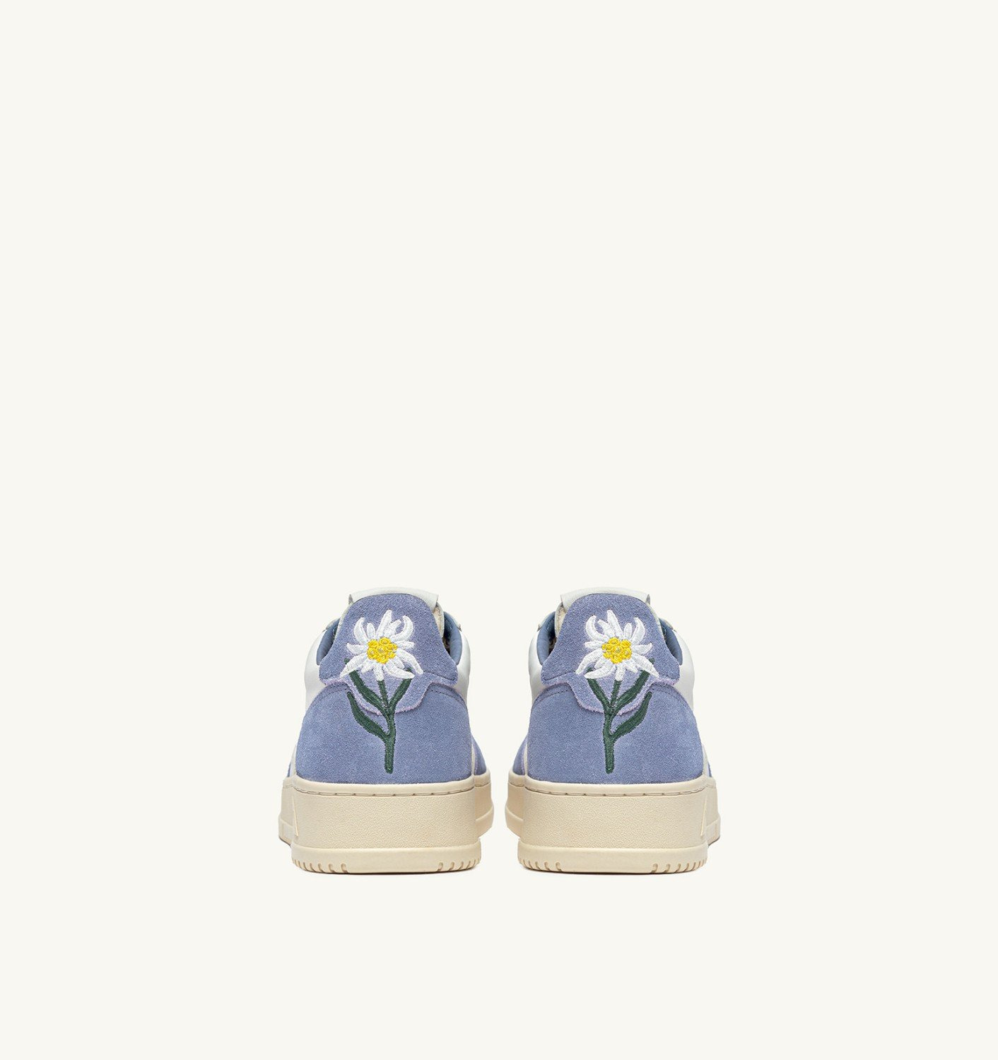 MEDALIST LOW SNEAKERS IN SUEDE AND LEATHER COLOR WHITE AND CLAUDIA - 4
