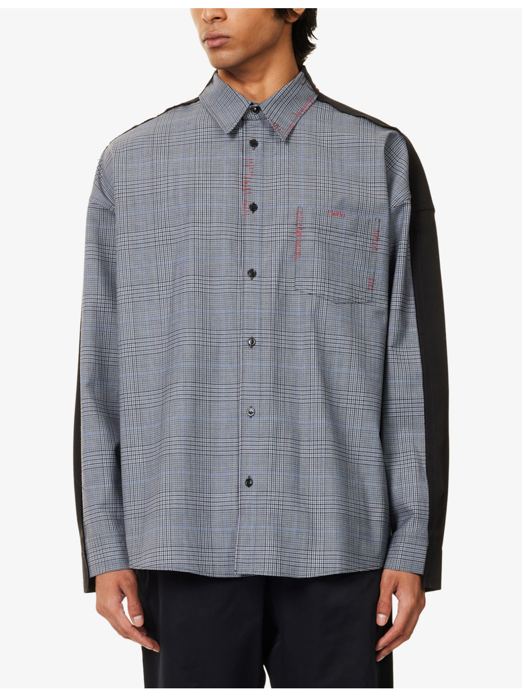Checked Relaxed-Fit Woven Shirt - 3