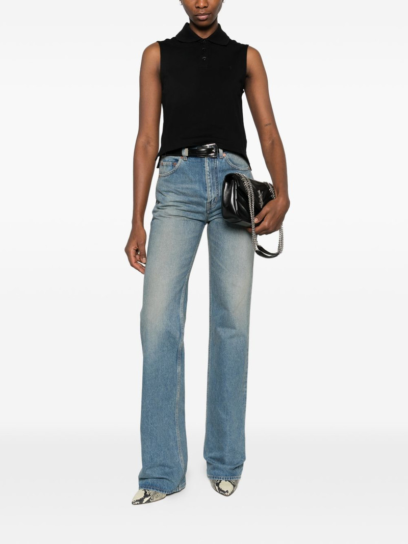 SAINT LAURENT logo-motif jeans outlook