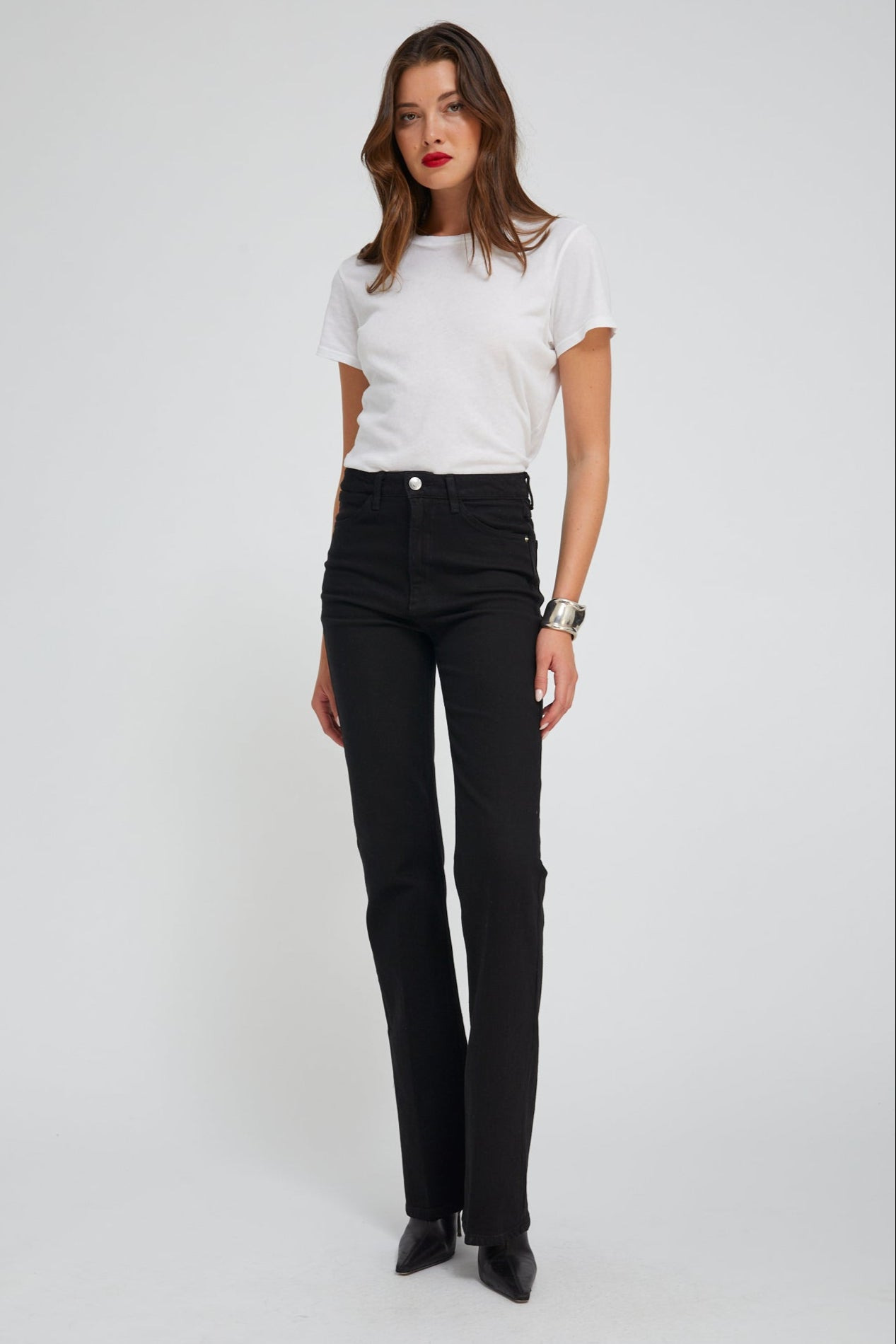 STEVIE MICRO FLARE DENIM - 2