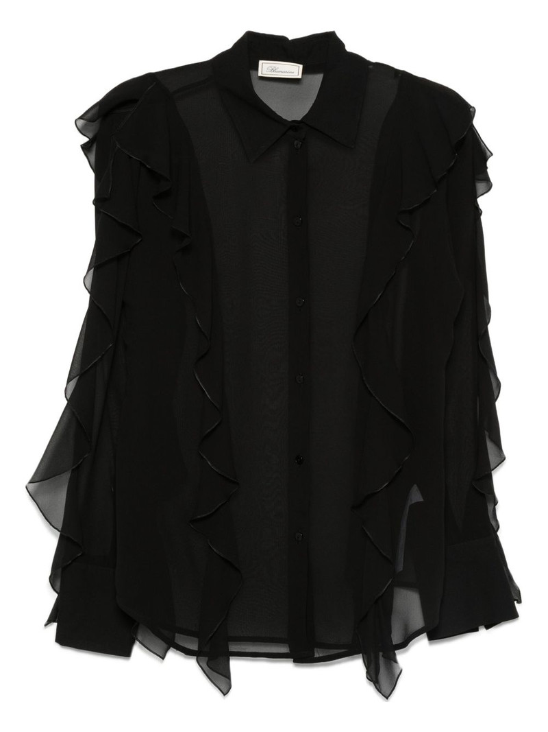 ruffled silk shirt 1