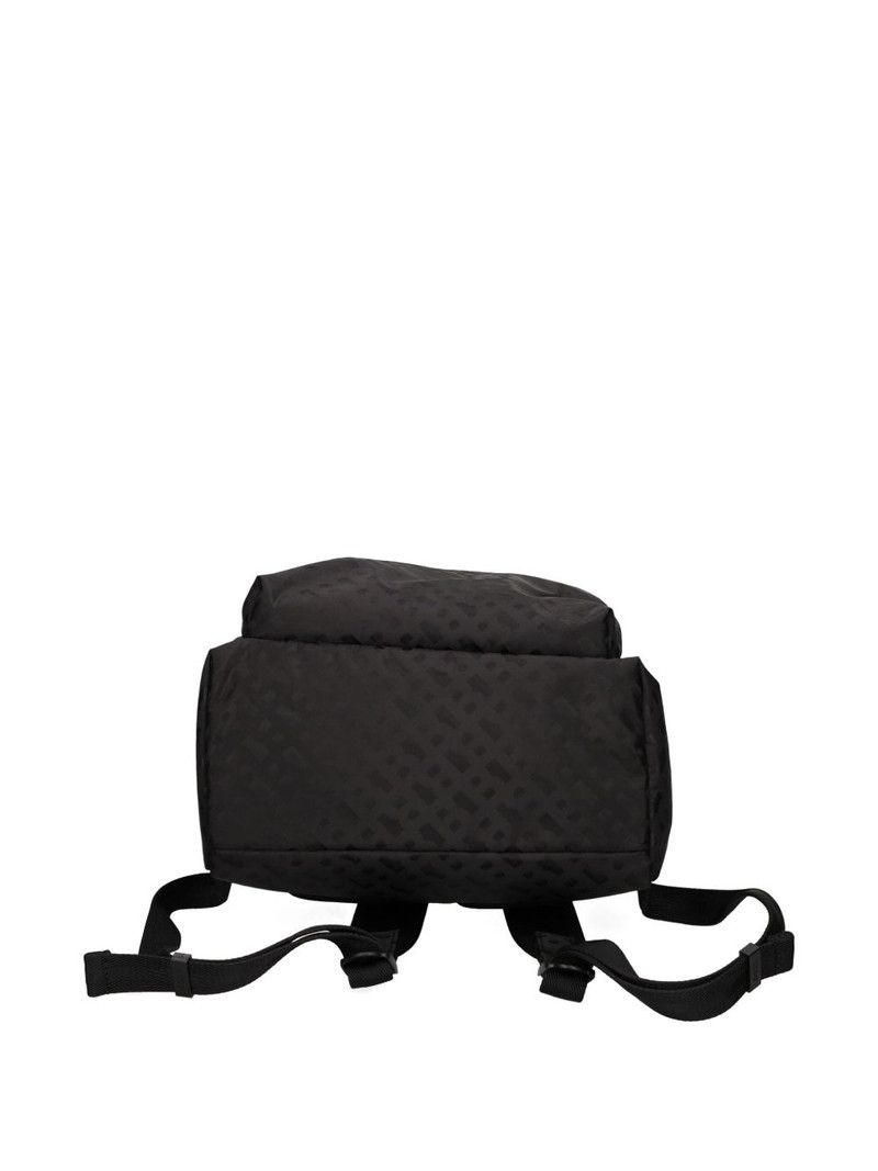 BOSS zip patterned backpack outlook