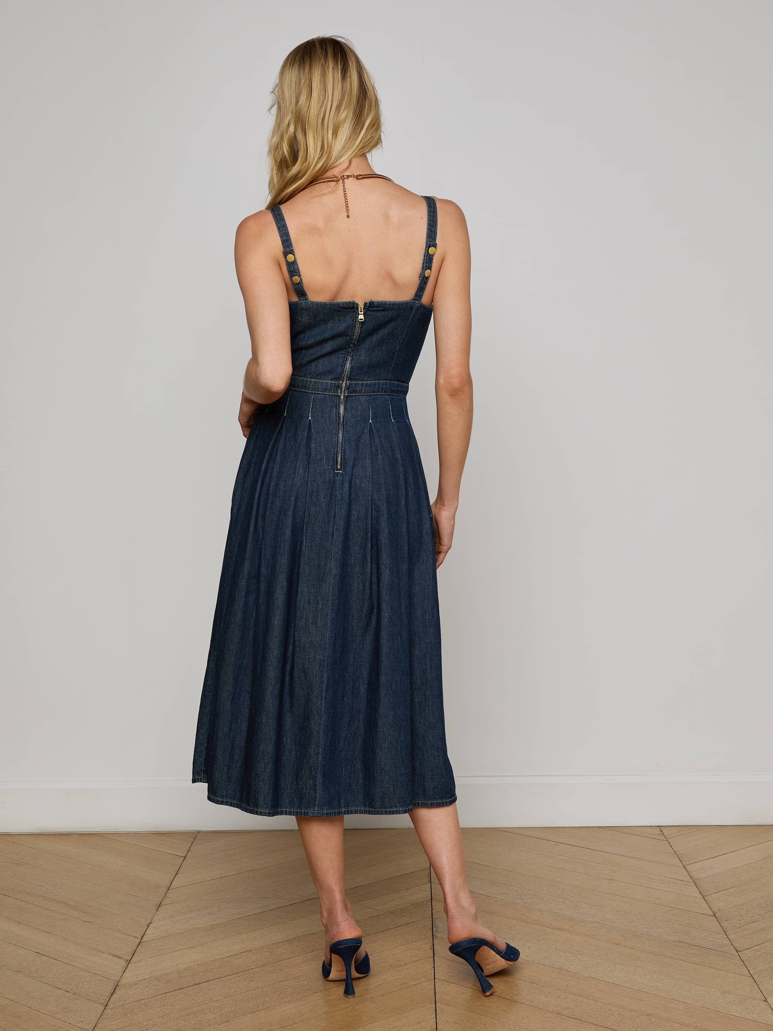 Esmeralda Chambray Dress - 5