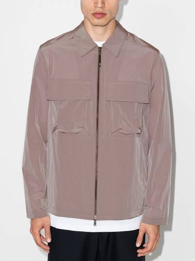 Wood Wood Egon zip-front shirt jacket outlook