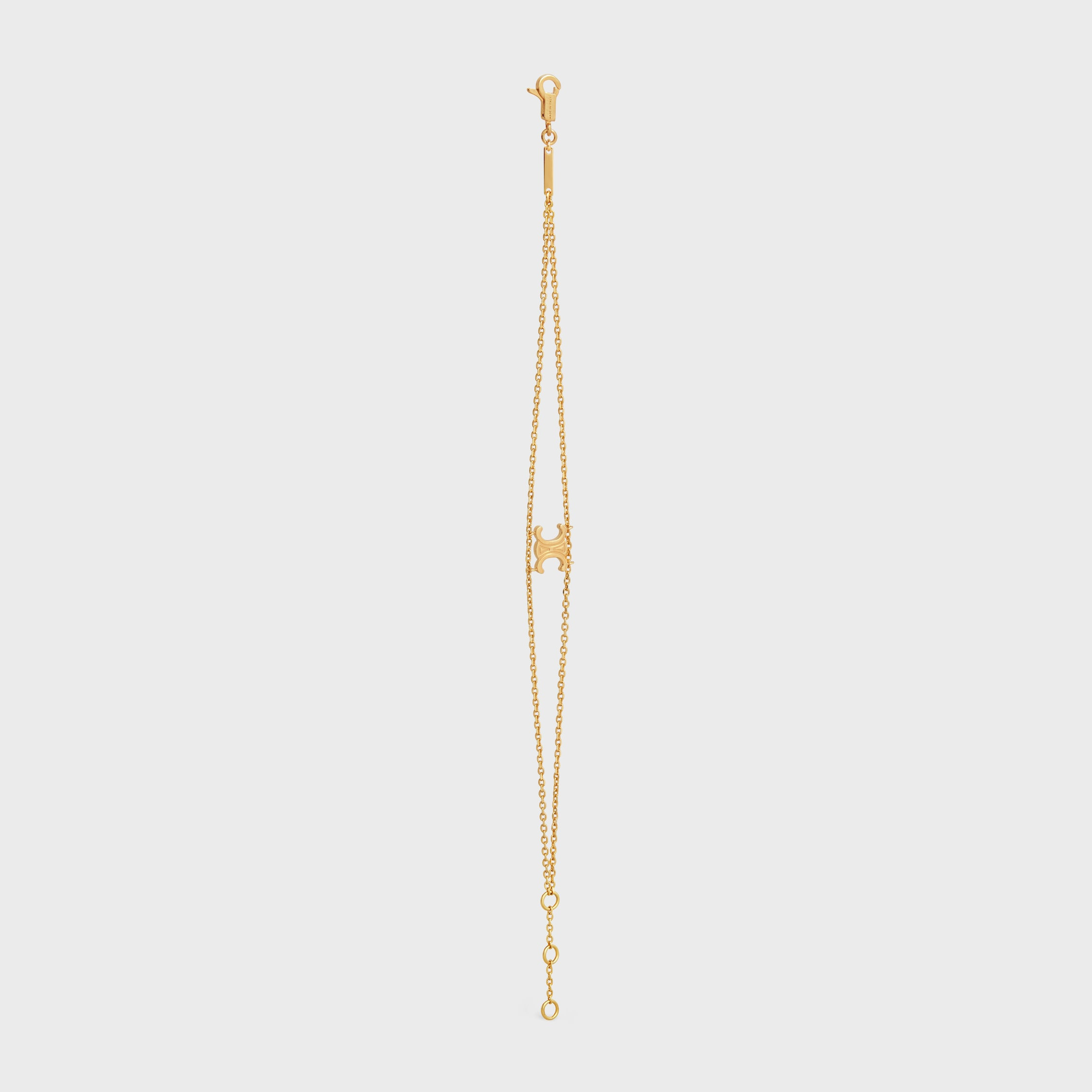 Triomphe Suspended Bracelet in Brass with Gold Finish - 3