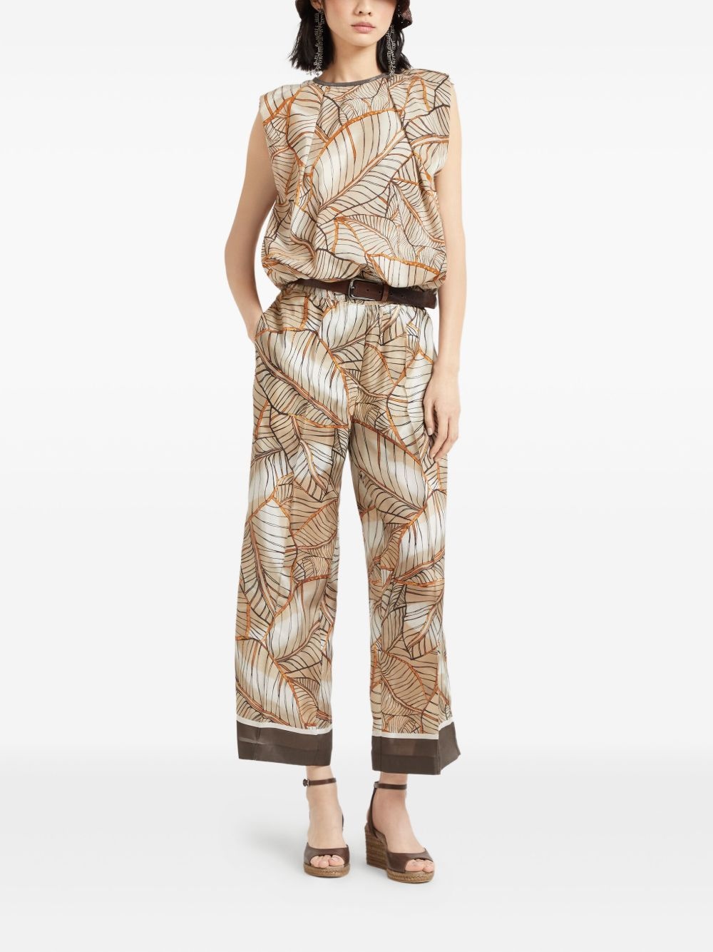 Papyrus-print trousers - 2