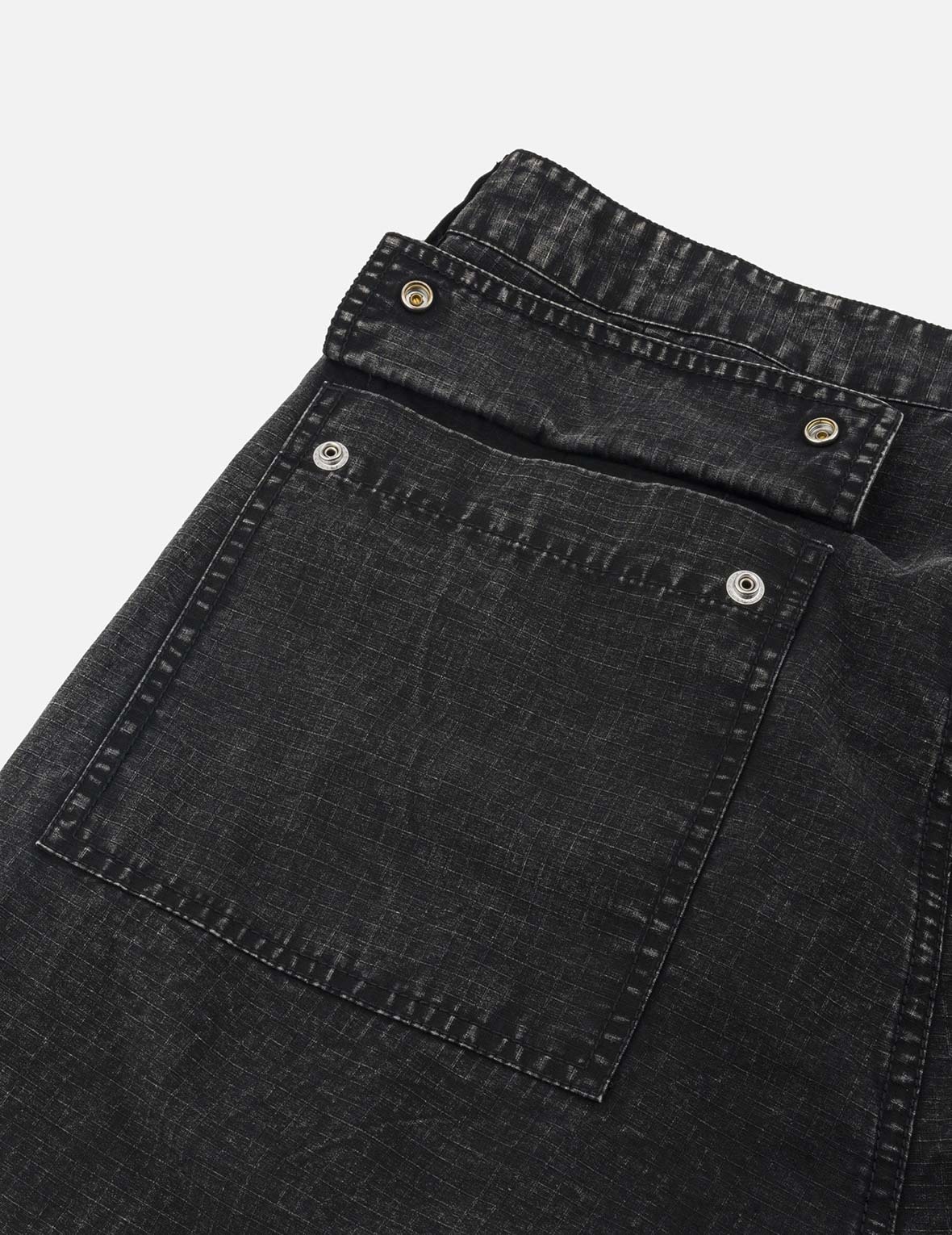 Seagull and Kamon Embroidery Straight Fit Woven Joggers - 12