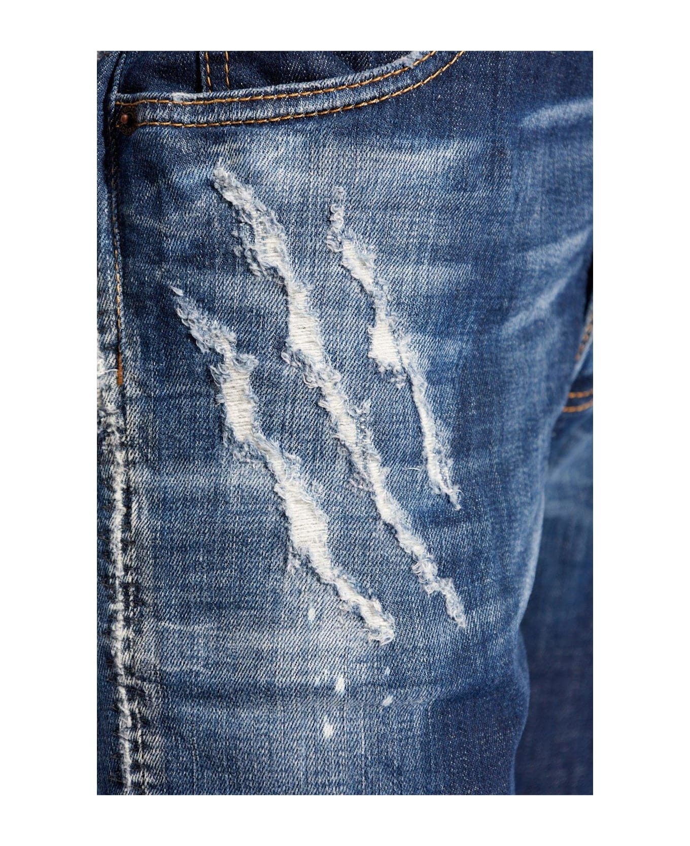 Distressed Straight-leg Jeans - 2