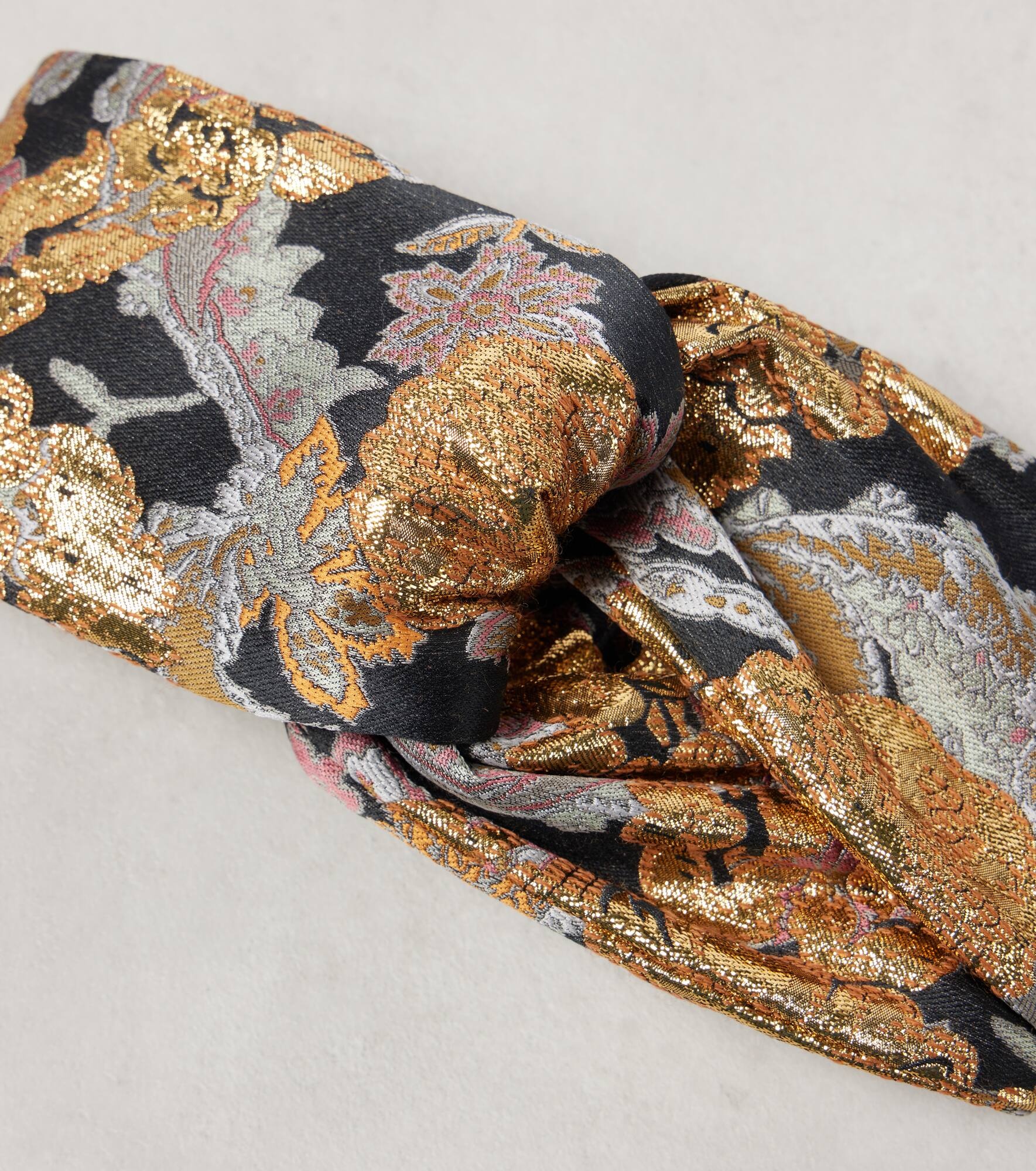 Jacquard lamé headband - 3