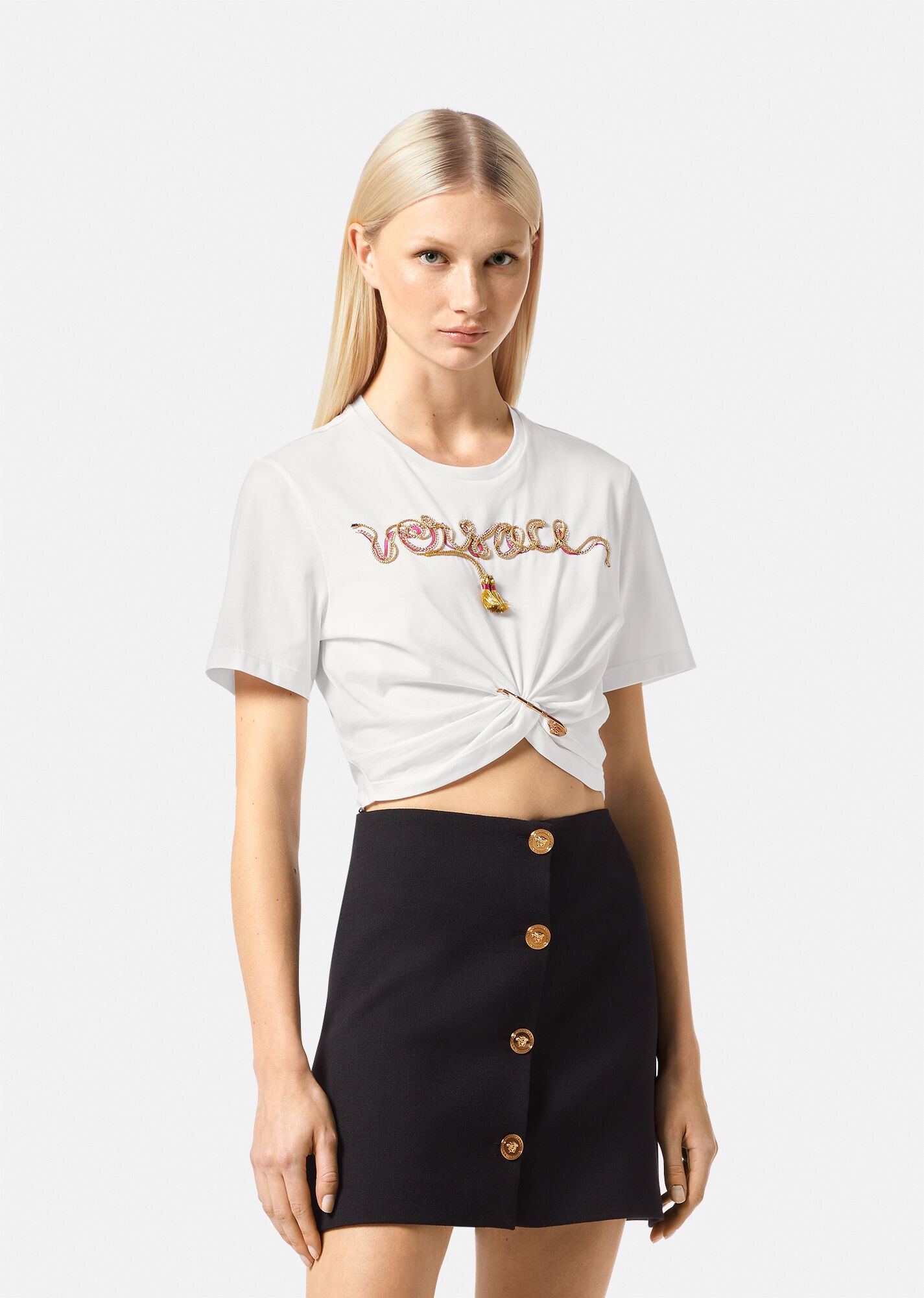 Safety Pin Chain T-Shirt - 3