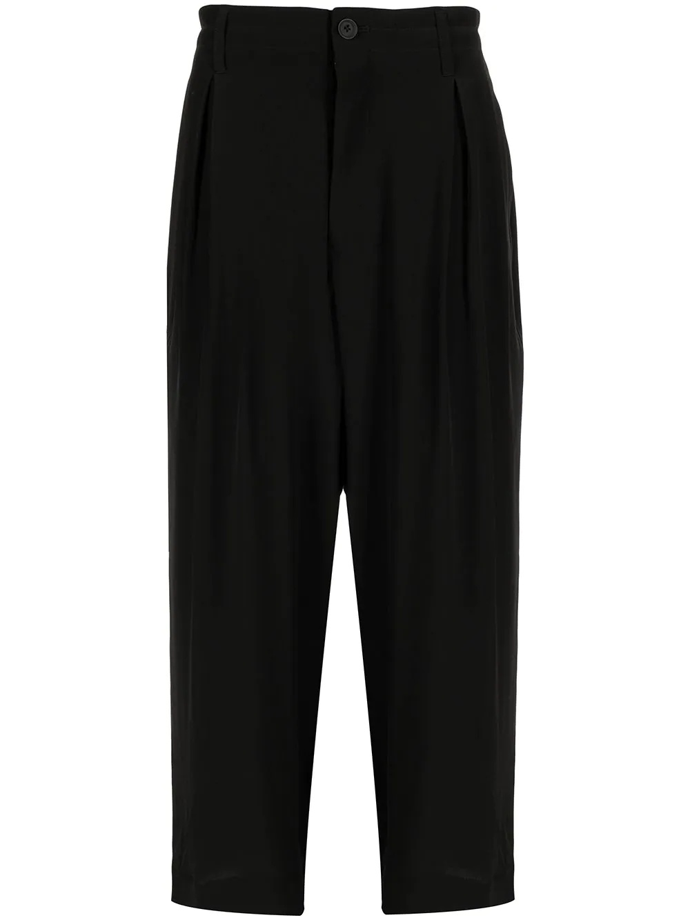 high-waisted straight leg trousers - 1