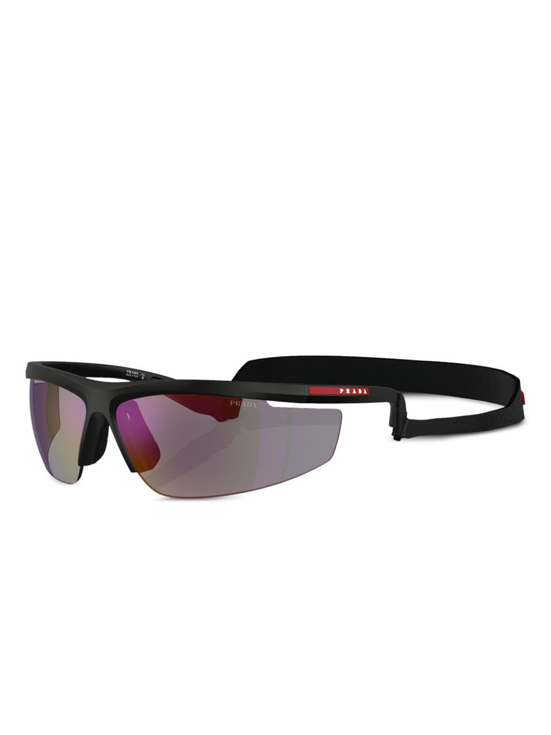 Prada shield-frame sunglasses outlook