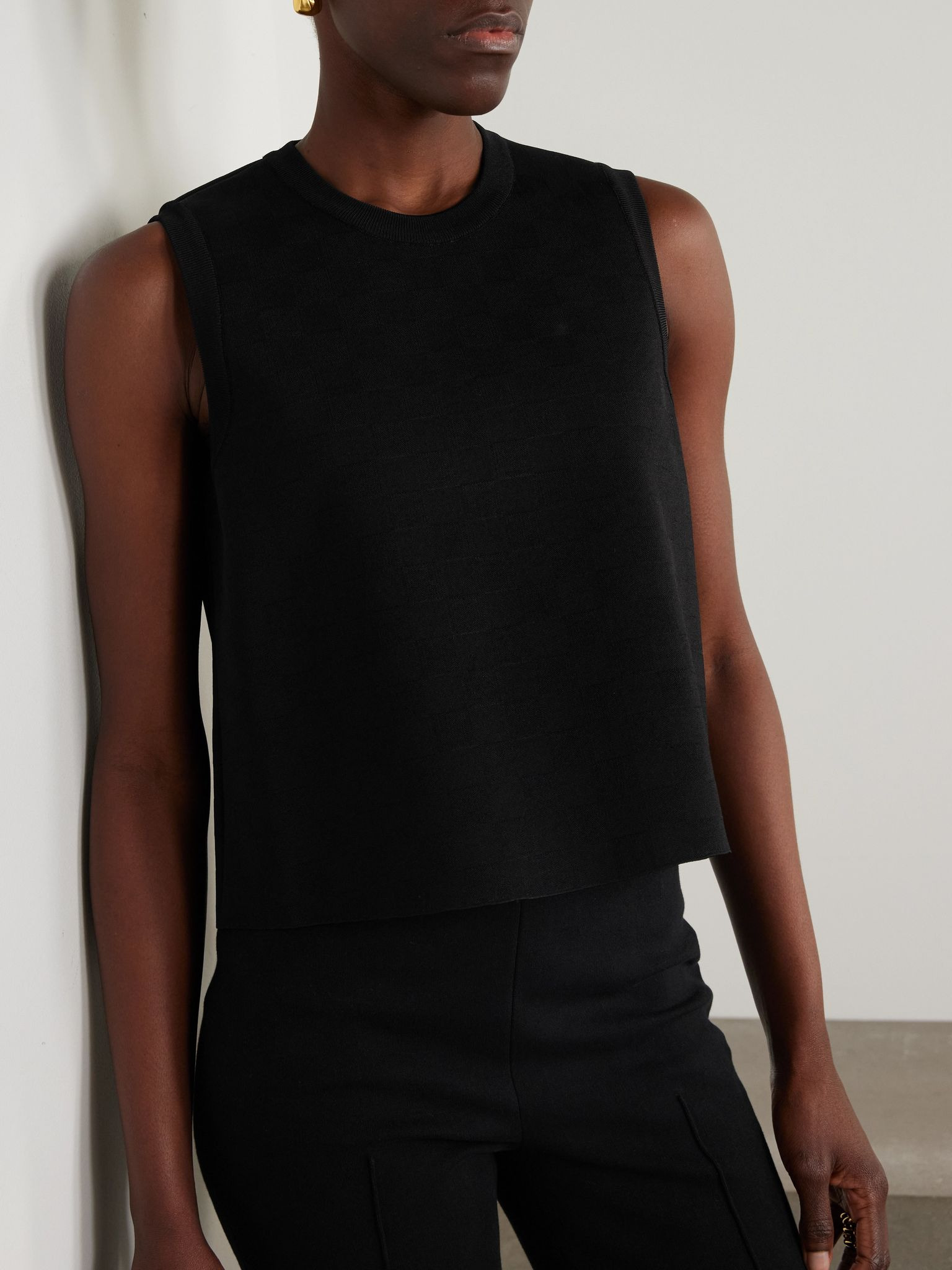 Jacquard tank Black - 3