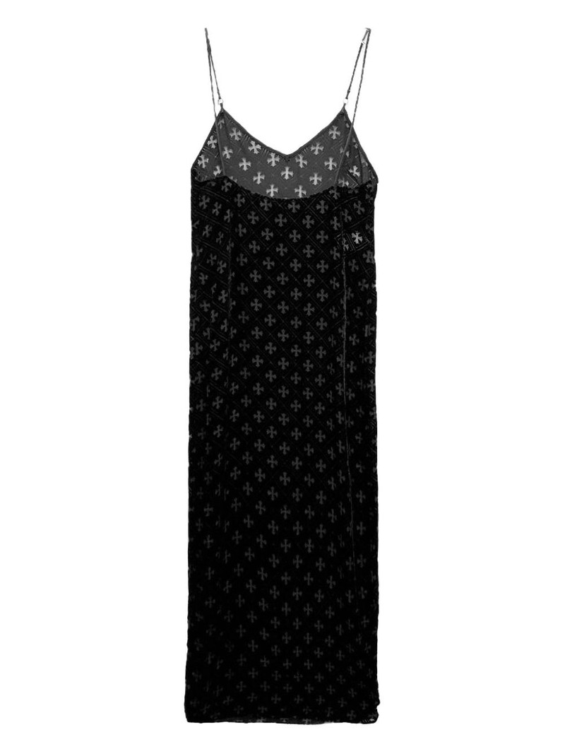 Chrome Hearts sleeveless velvet dress outlook