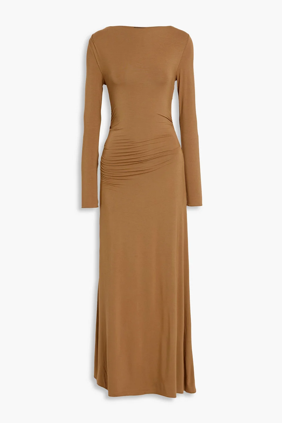 Luca draped stretch-modal jersey maxi dress - 1