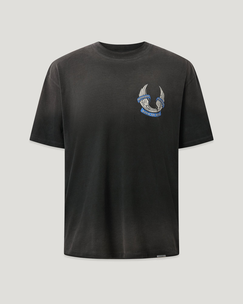 BELSTAFF X REPRESENT BORN TO BIKE T-SHIRT 1